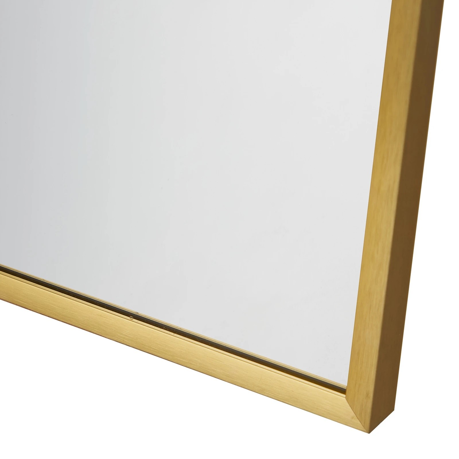 7 Oikiture Wall Mirrors 86x50cm Arched Makeup Mirror Bedroom Home Decor
 - Gold, 7 of 9