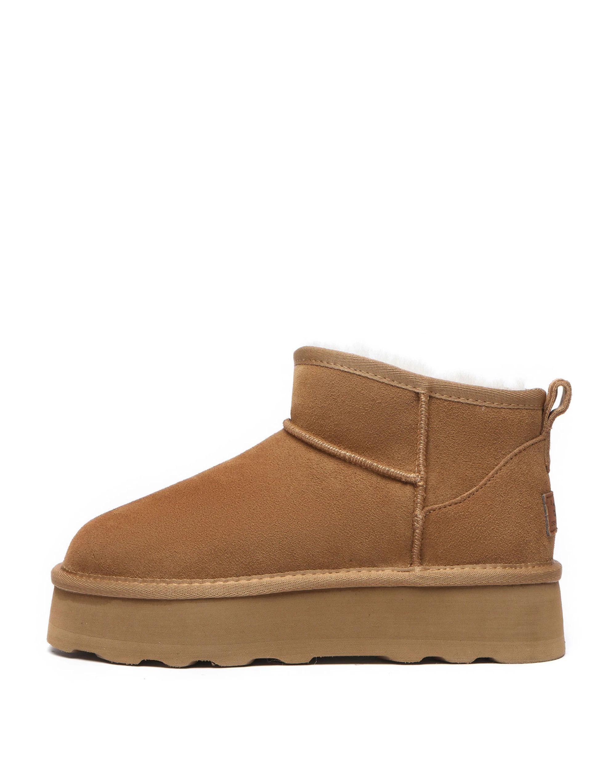 4 Australian Shepherd UGG Womens Ronnie Thick Bottom Platform CHESTNUT, 4 of 5