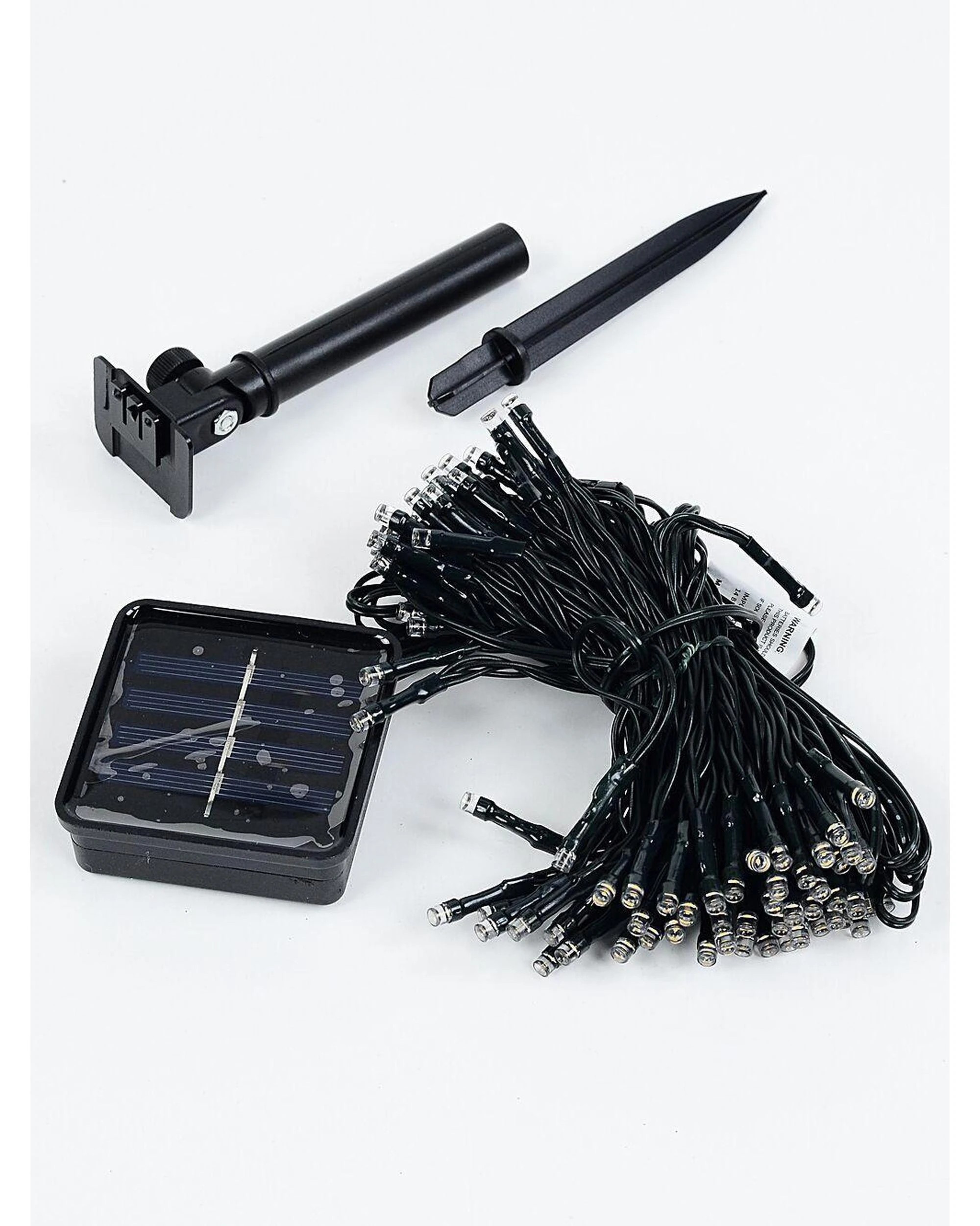 Christmas Warehouse 100 Multi Colour LED Solar String Fairy Lights 8 ...