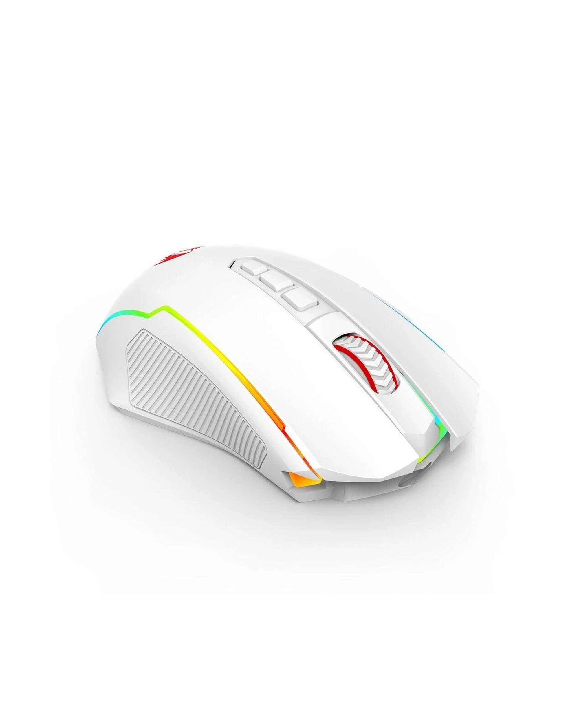 3 Redragon M914WRGB NIX White FullSize TriMode RGB Gaming Mouse, 3 of 10