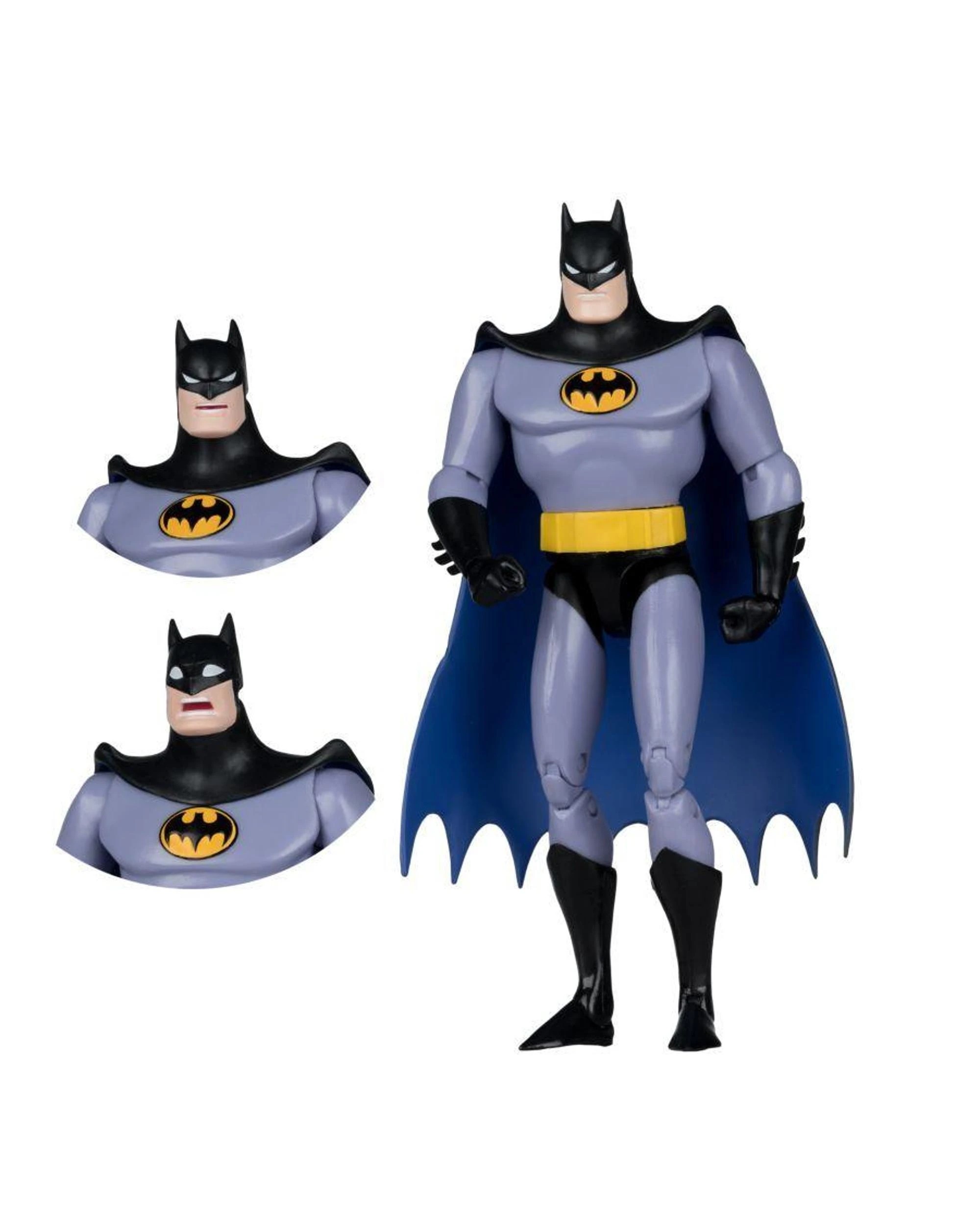 5 McFarlane DC Direct Batman The Animated Series Batman - Expressions -  Build-A 6 inch Figure, 5 of 9