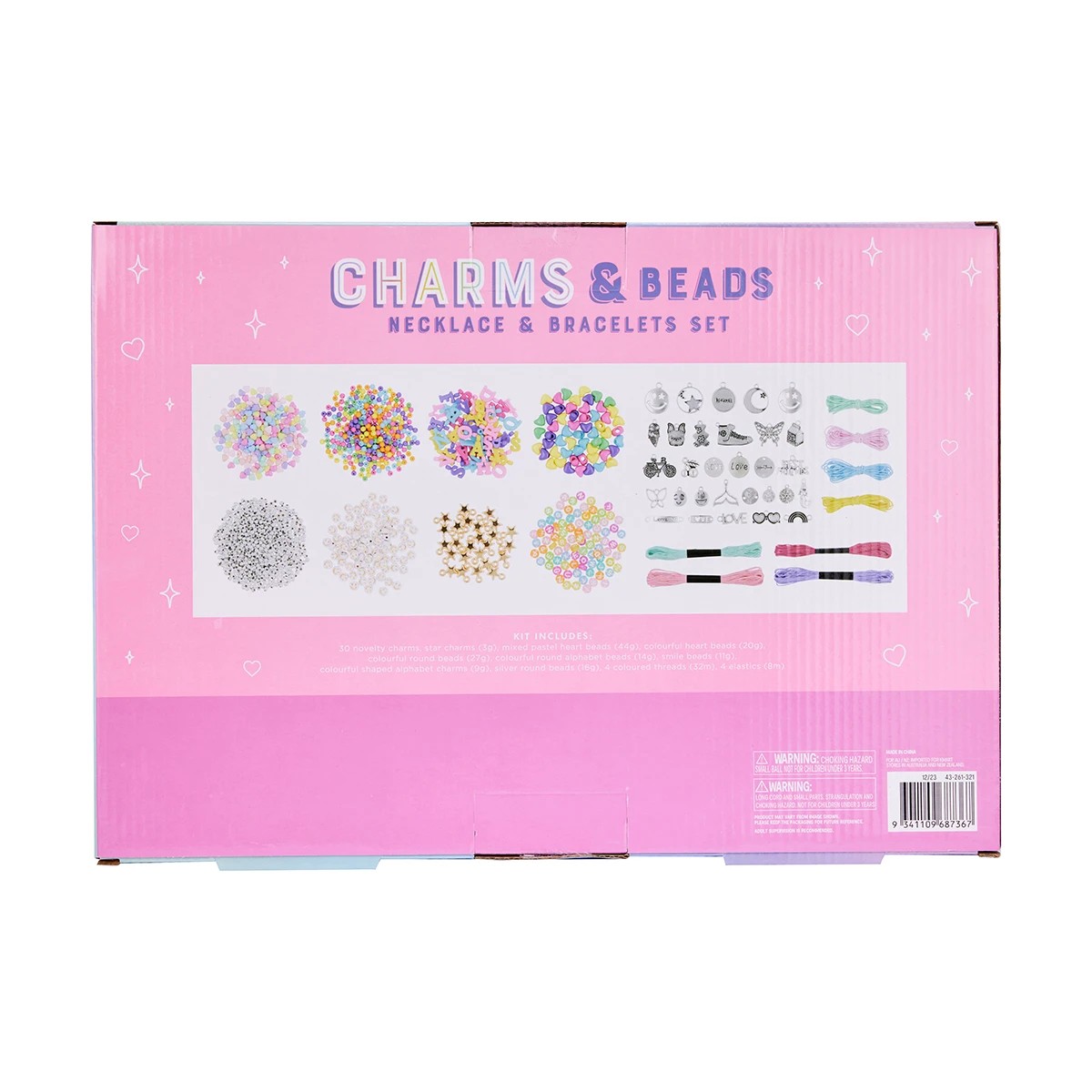 10 Make Your Own Charms and Beads Necklace and Bracelets Set, 10 of 10