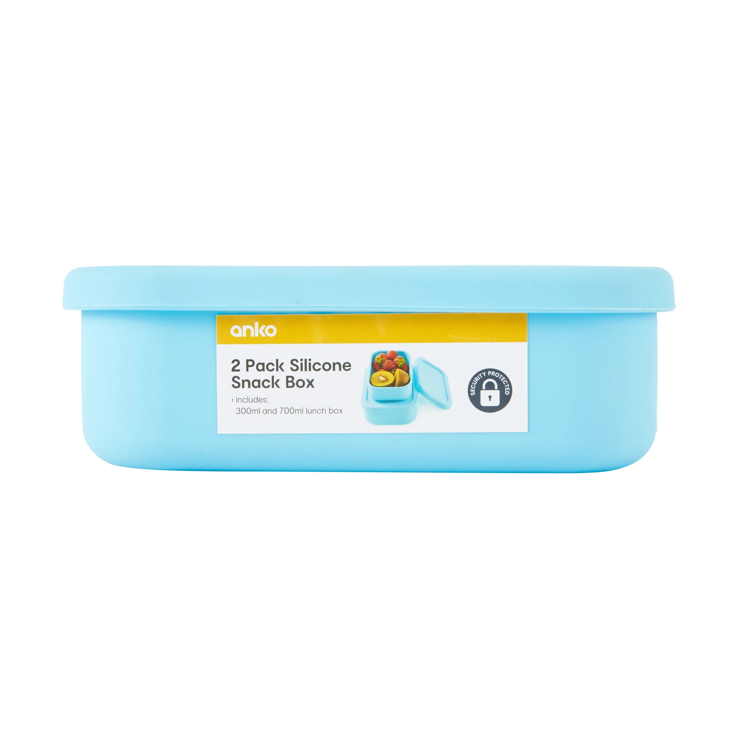 10 2 Pack Blue Silicone Snack Box, 10 of 10