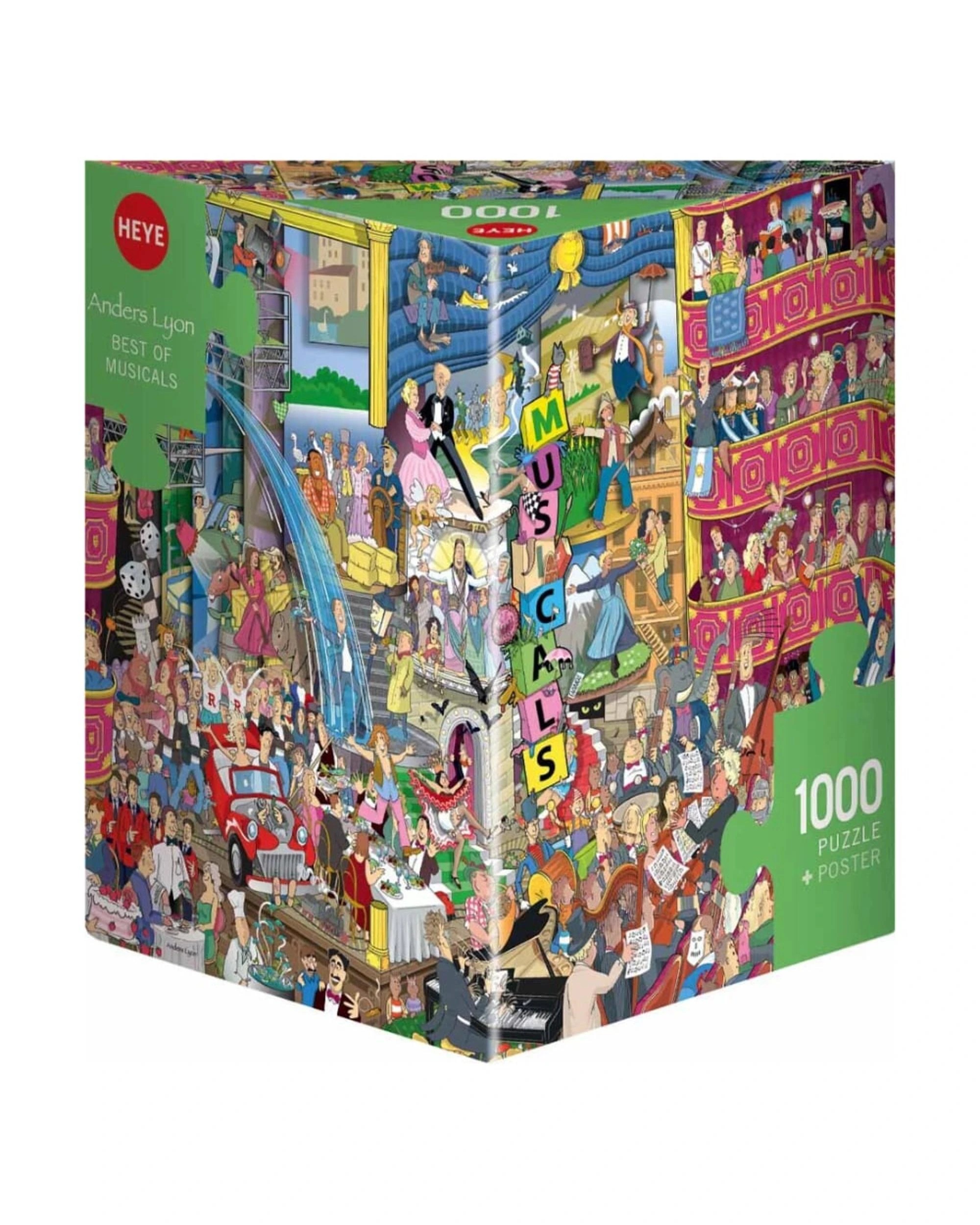 1 Heye Anders Lyon Best of Musicals 1000 Piece Jigsaw Puzzle, 1 of 1