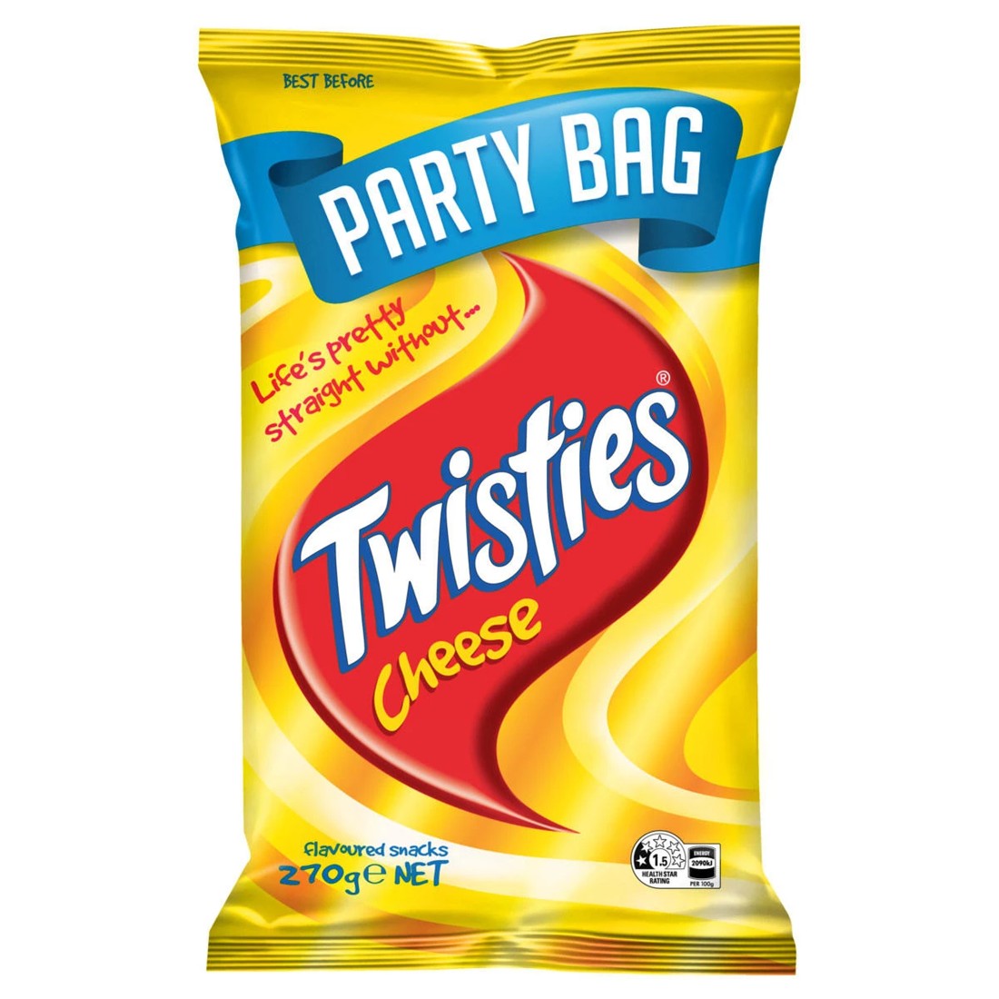 1 Twisties Cheese Party Bag 270g, 1 of 2