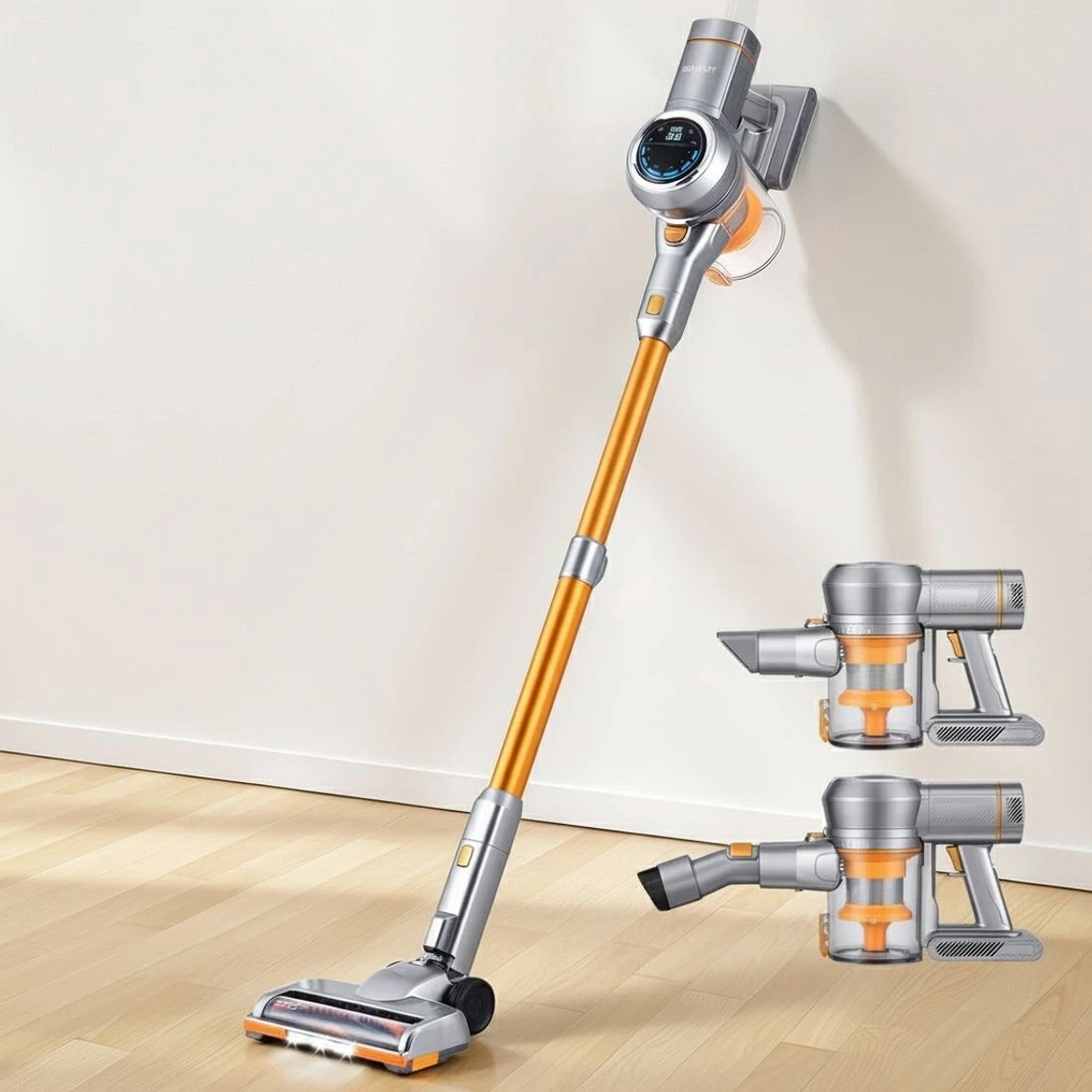 7 Devanti 300W Stick Vacuum Cleaner Cordless Self - Gold, 7 of 8