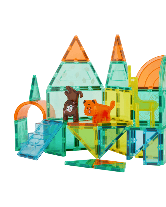 48 Piece Magnetic Safari Playset