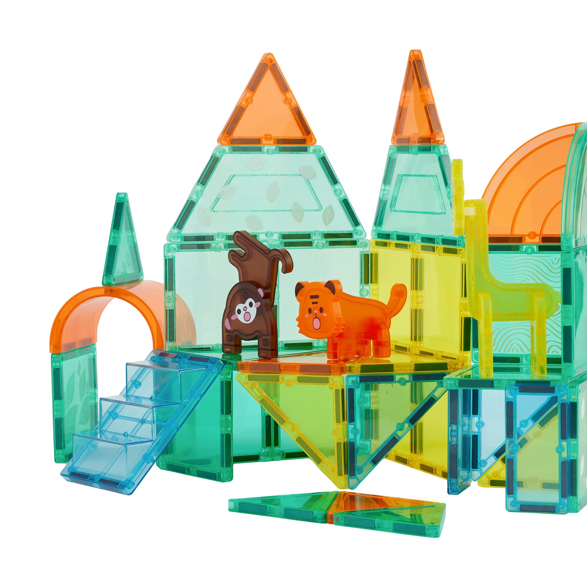 1 48 Piece Magnetic Safari Playset, 1 of 10