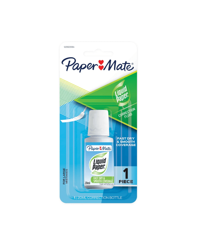 Paper Mate Liquid Paper Correction Fluid - 