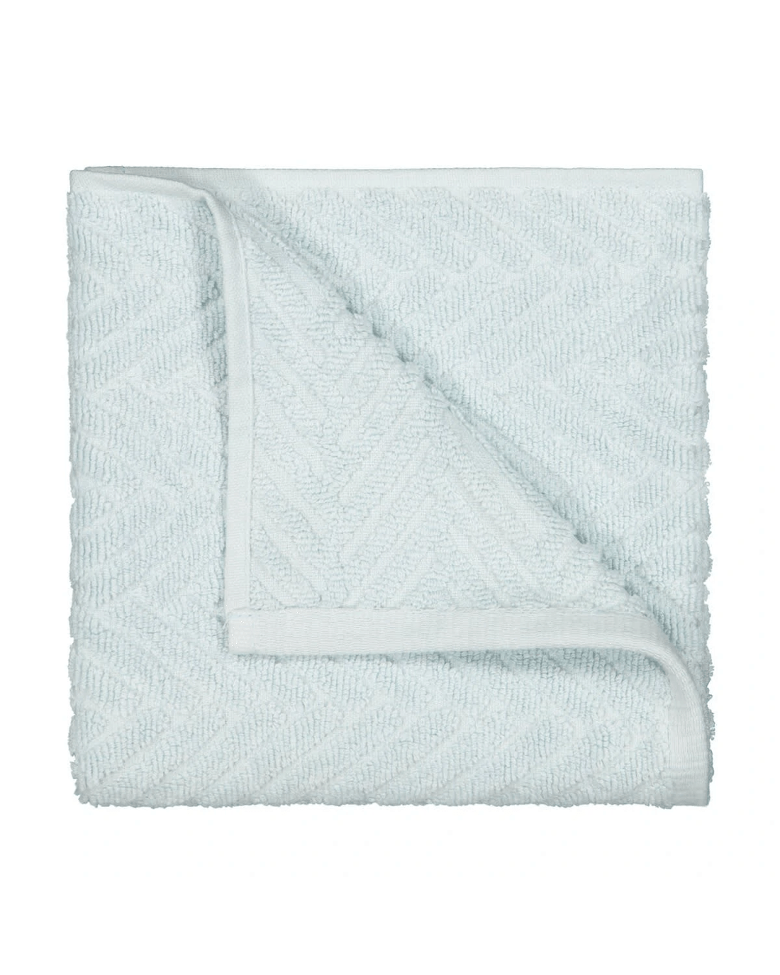 1 Chevron Cotton Hand Towel - Blue, 1 of 6