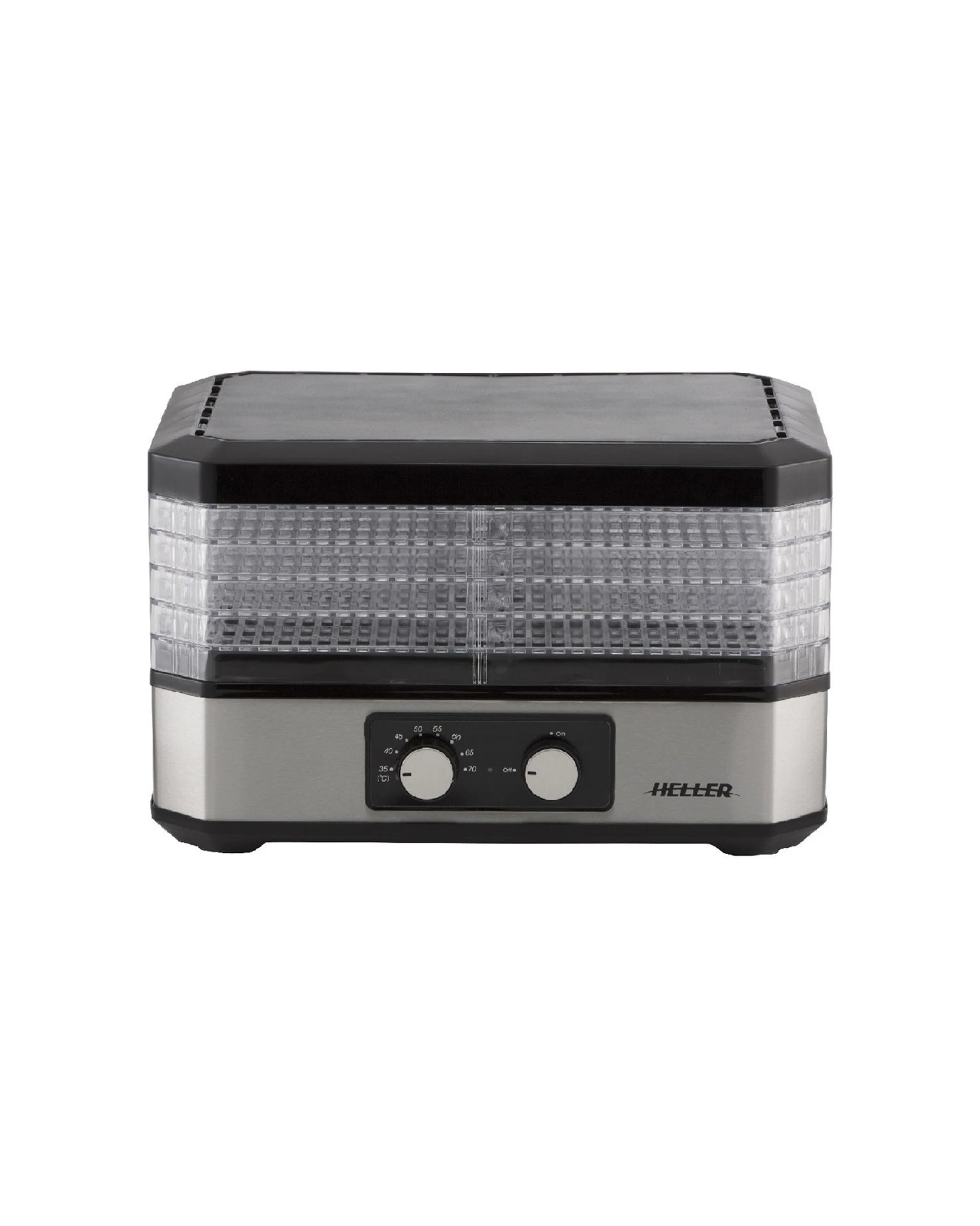 1 Heller 34cm 350w Electric Manual Food/fruit/herbs Dehydrator/preserver W/5 Trays
 - White, 1 of 3