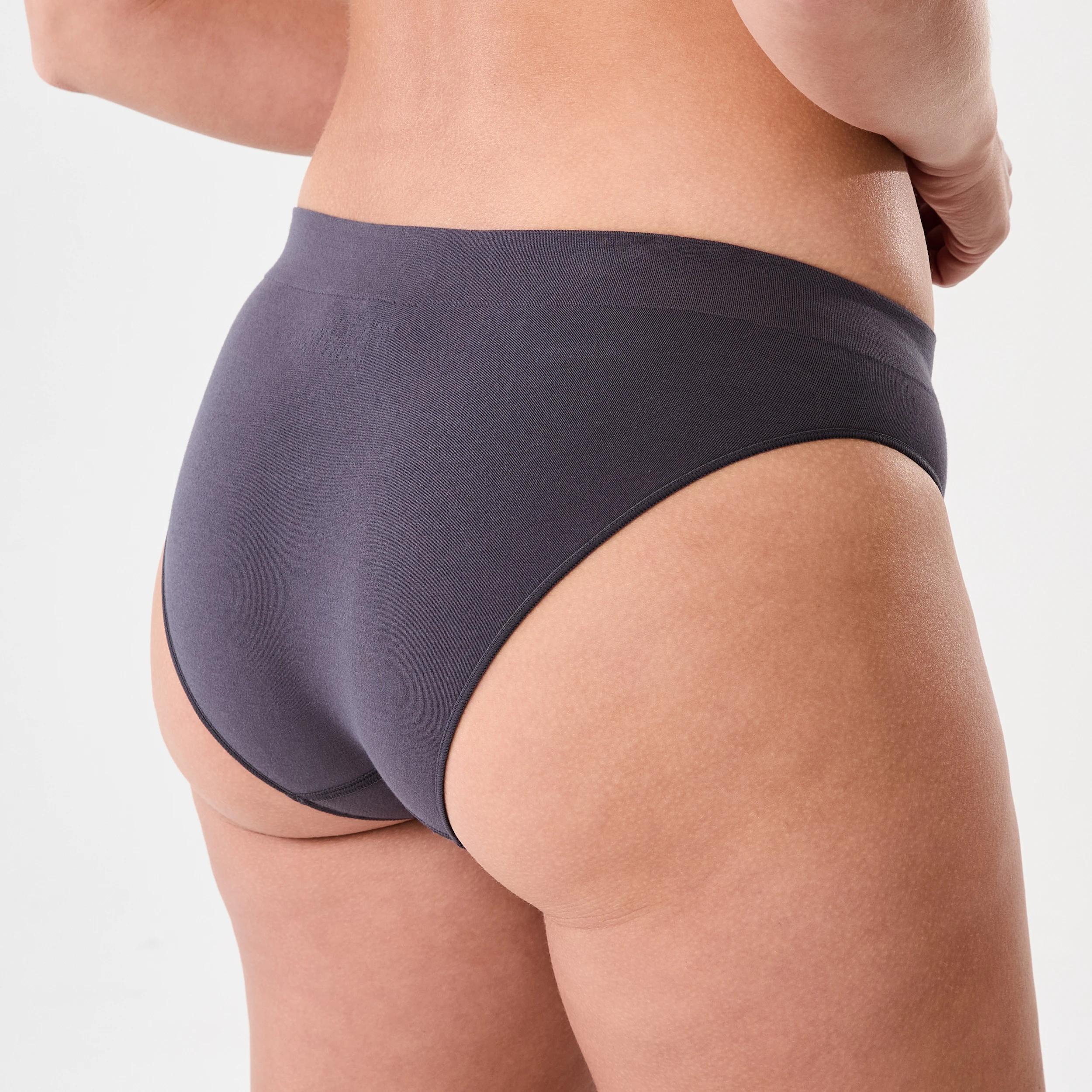 7 3 Pack Seamfree Cotton Bikini Briefs WASHED SLATE, SEAGRASS BLUE, BRIGHT TURQUOISE, 7 of 8