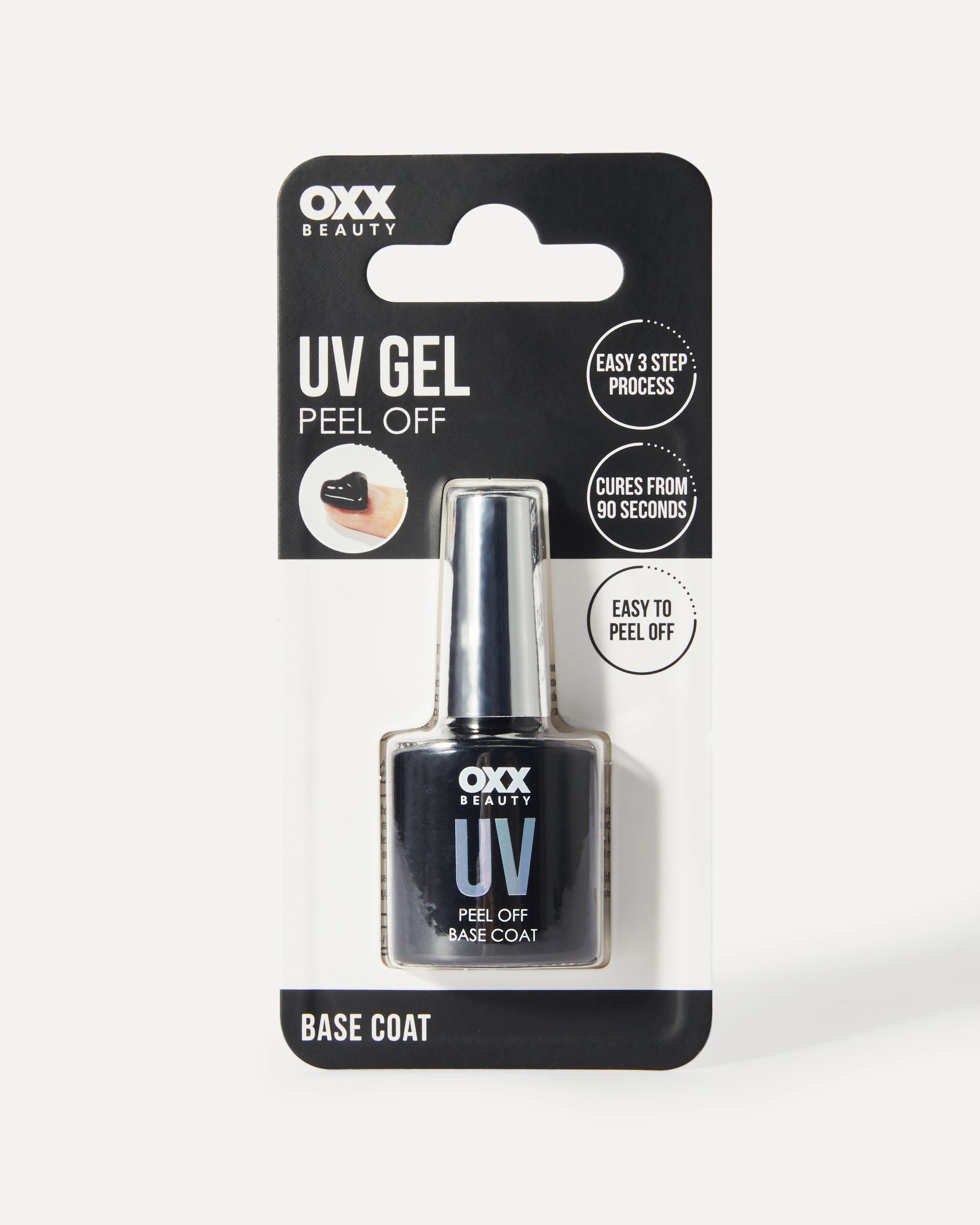 5 OXX Beauty UV Gel Peel Off Nail Polish Gel Peel Off Nail Polish - Base Coat - Multi, 5 of 6
