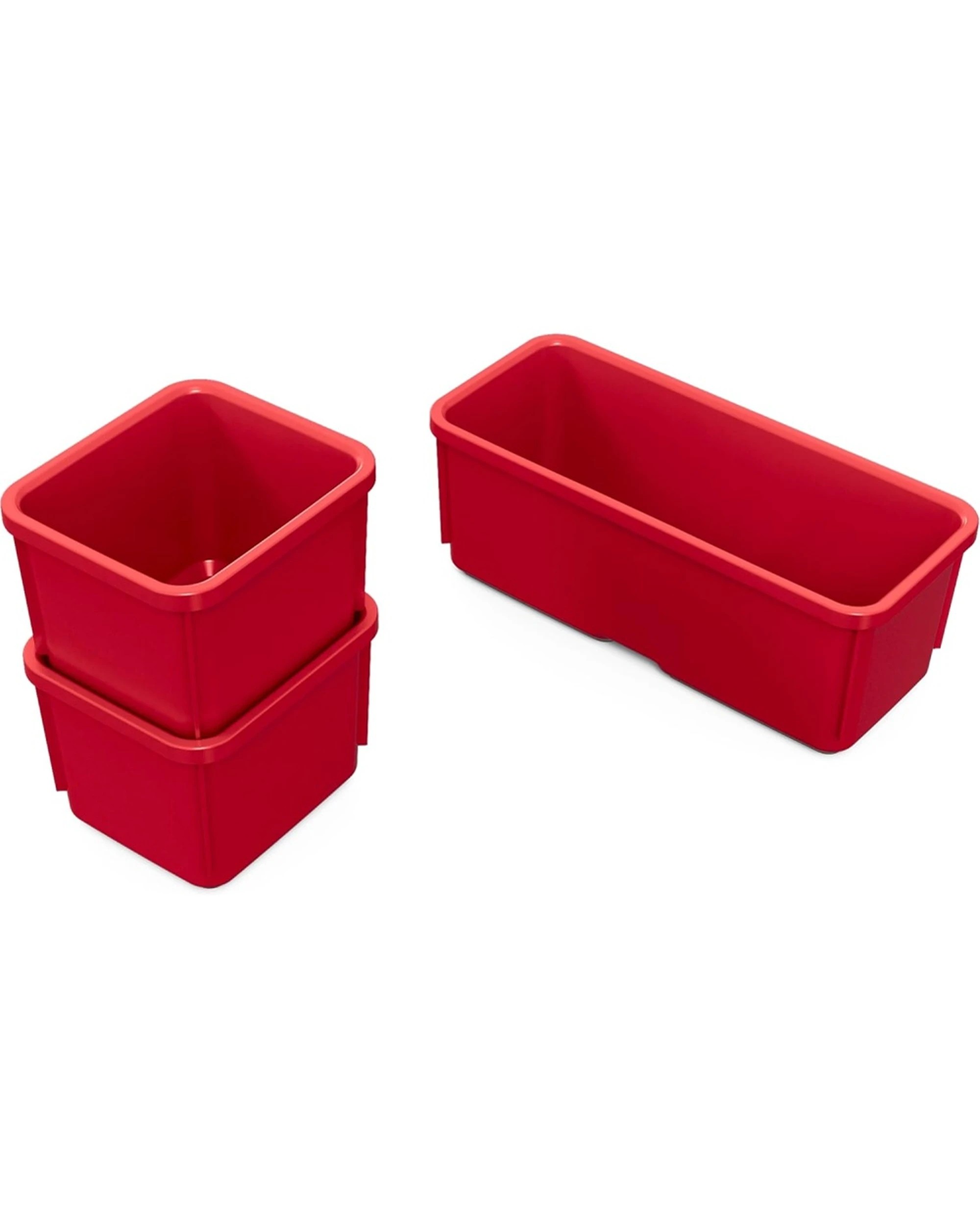 Keter Stack N Roll Organiser Tool Storage Box With Removable Bins ...