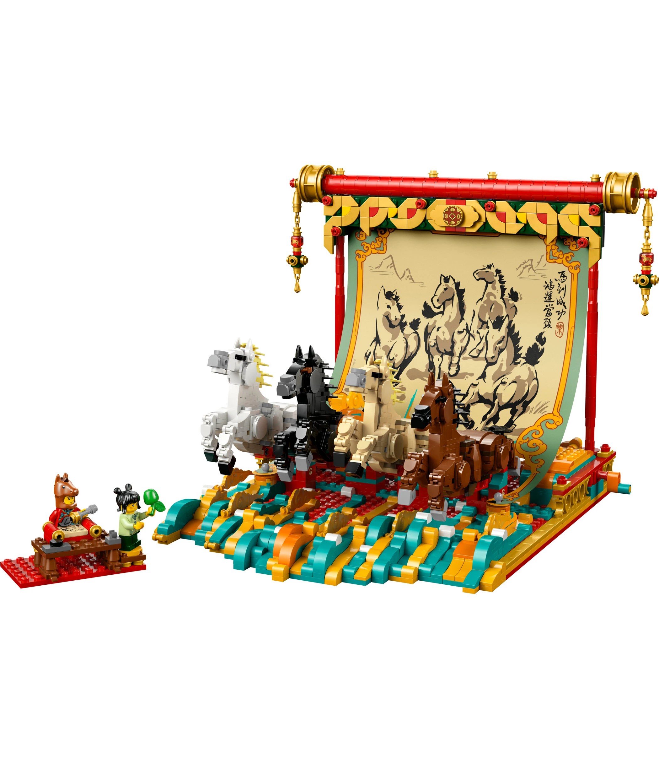 2 LEGO Spring Festival Galloping Horses Canvas 80119, 2 of 10