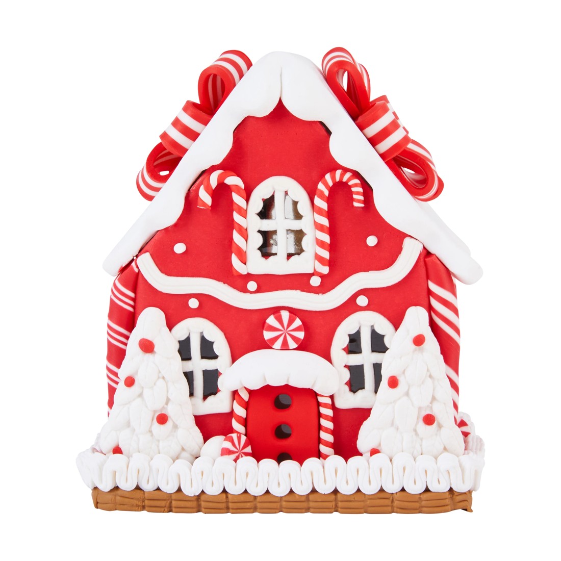 5 Battery Operated LED Light Up Hand Crafted House - Assorted, 5 of 7