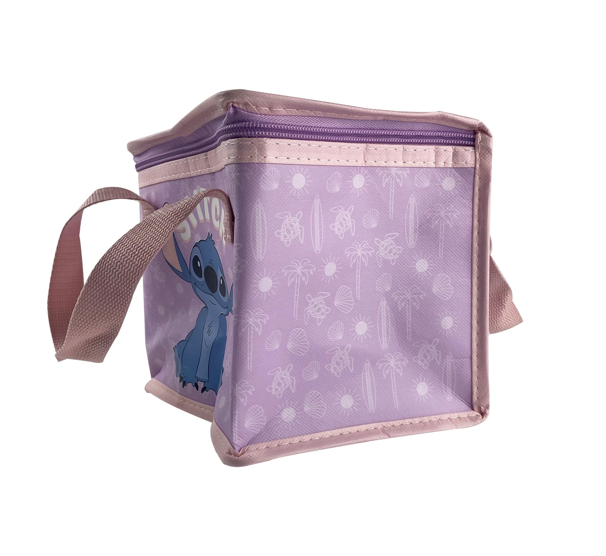 2 Lilac Disney Lilo & Stitch Collapsible Lunch Bag, 2 of 4