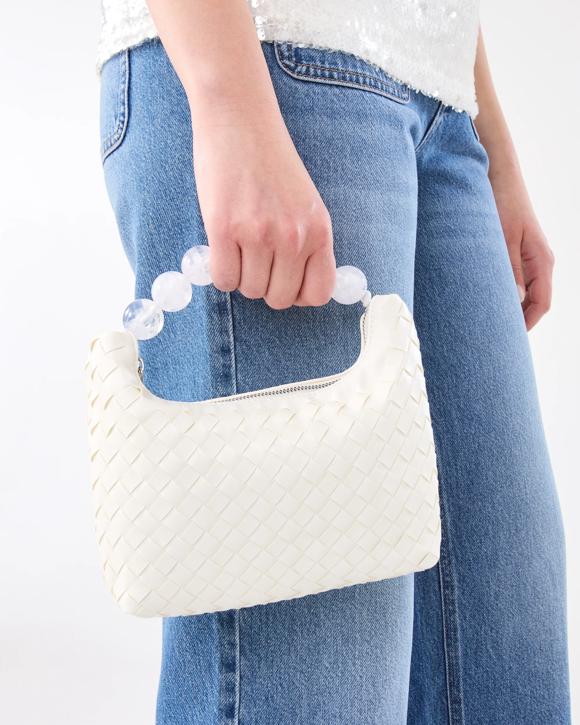 Beaded Handle Clutch