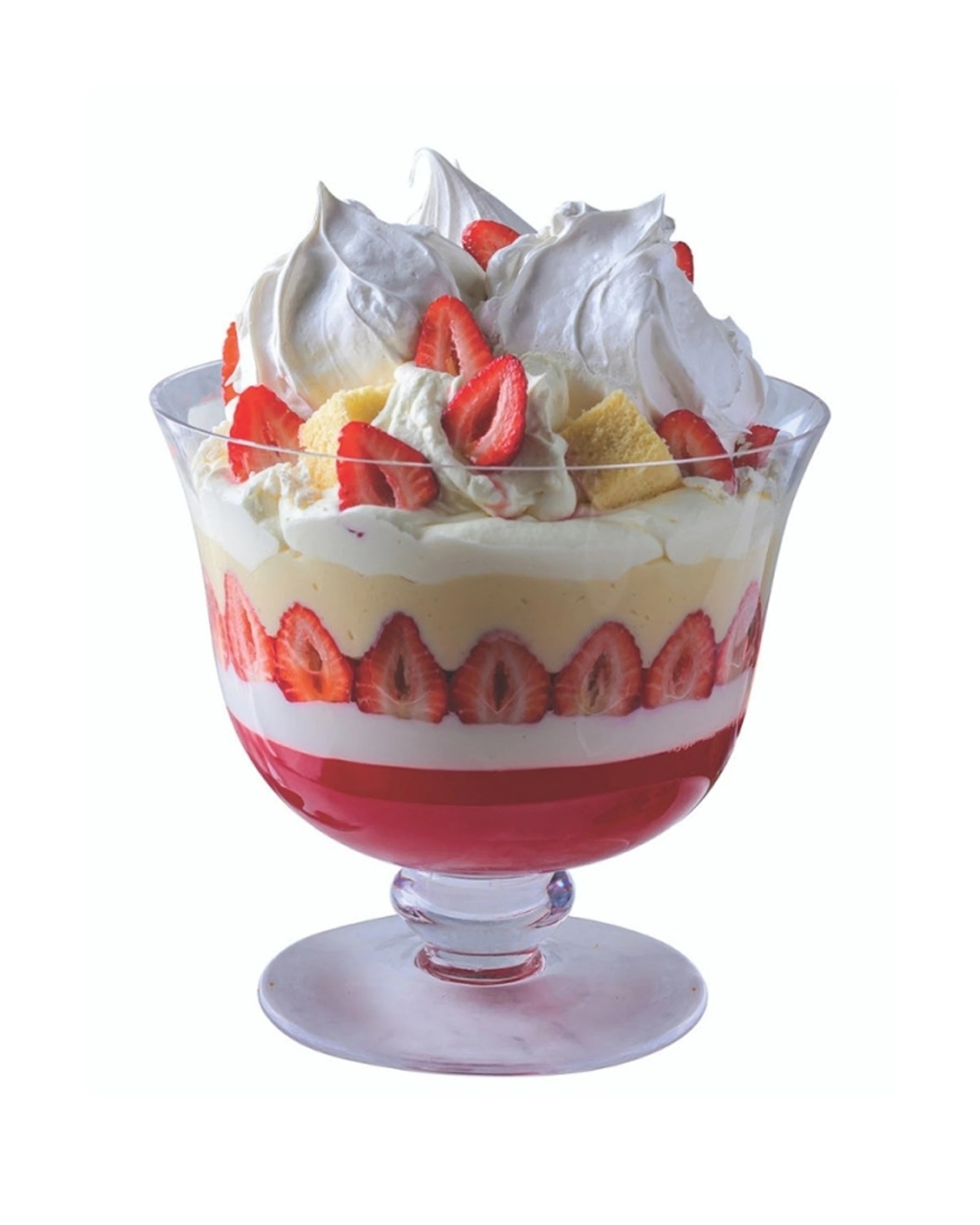 2 Wilkie Brothers Trifle Bowl Glass 3L Footed Dishwasher Safe 21cm - Clear, 2 of 3