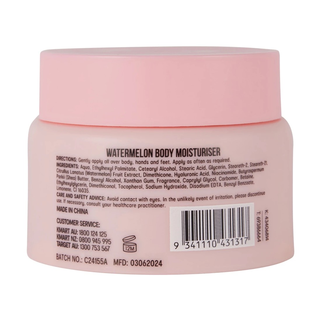 6 OXX Bodycare Watermelon Body Moisturiser 100ml - Niacinamide, Hyaluronic Acid and Watermelon Extract, 6 of 6