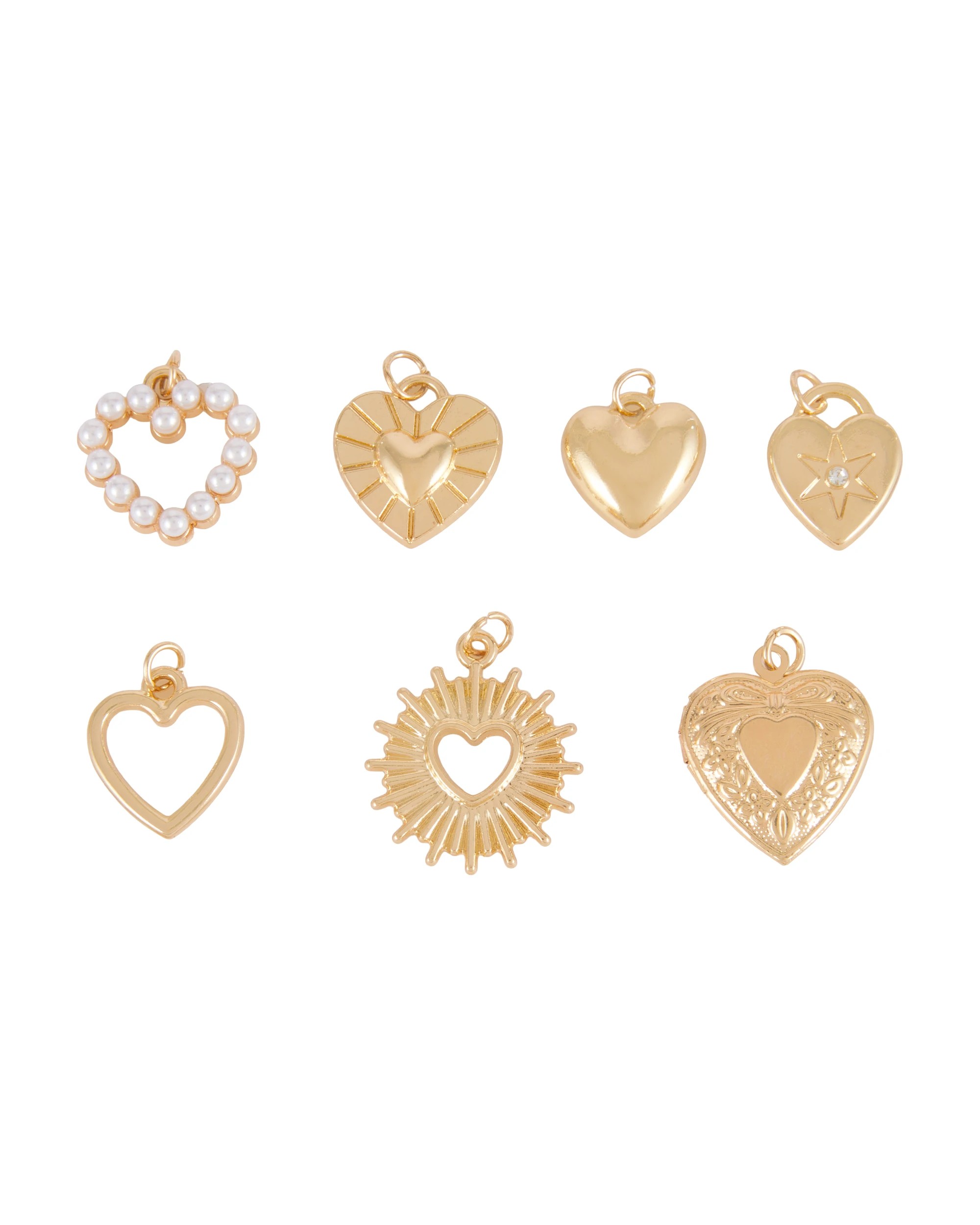 2 Jewellery Making Charms - Heart, 2 of 3