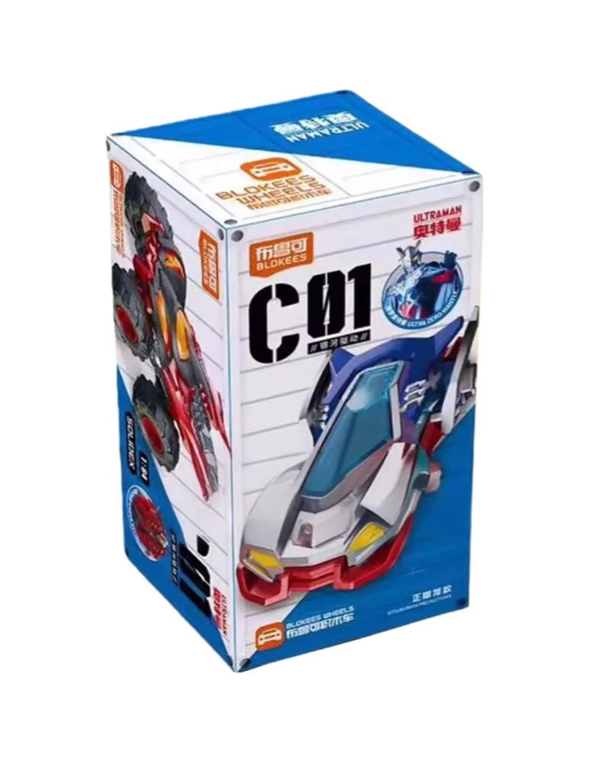 3 Blokees Wheels Ultraman C01 Galaxy Power Blind Box Full Case of 12, 3 of 10