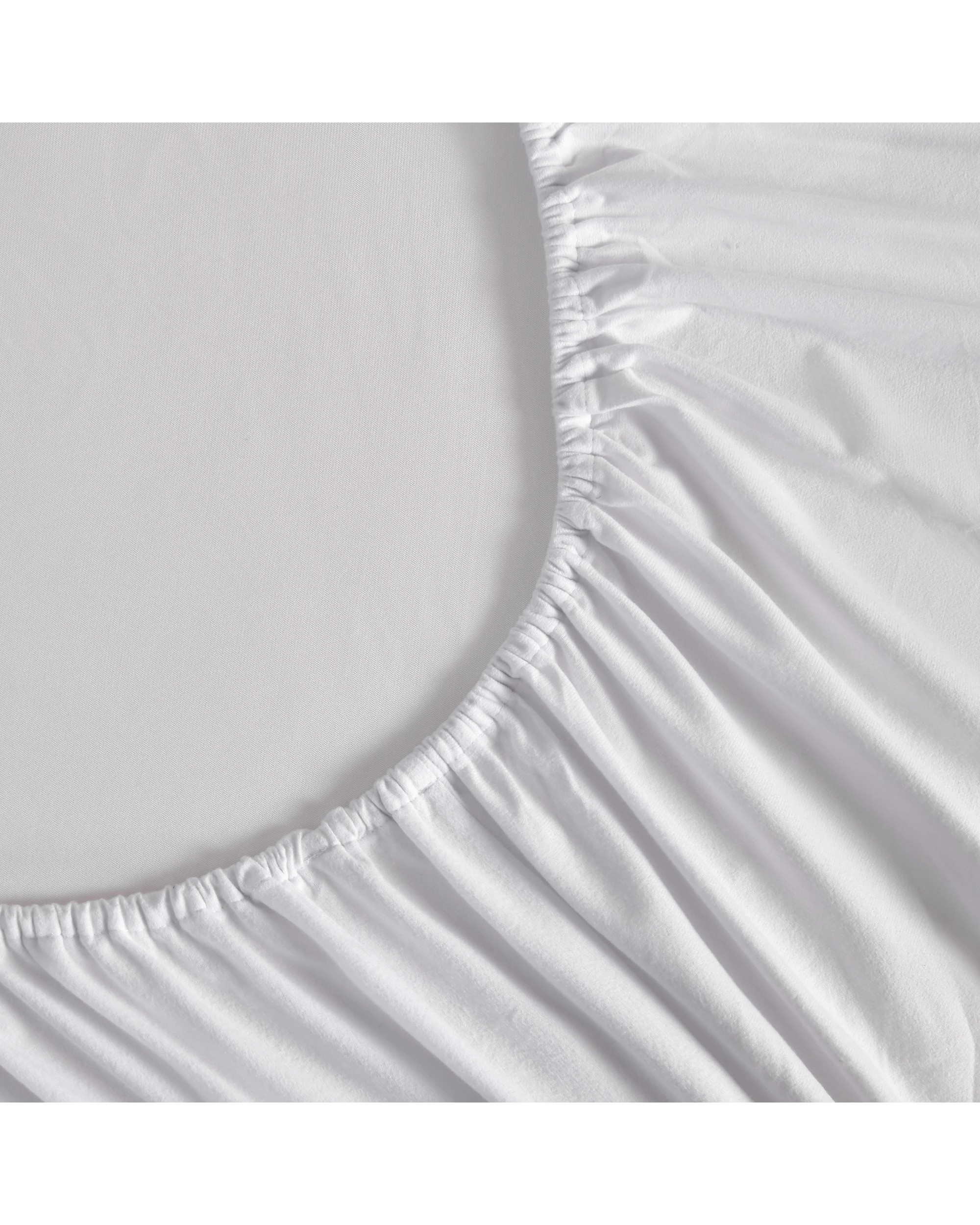 7 Dreamaker Micro Flannel Sheet Set - Queen Bed - White, 7 of 9
