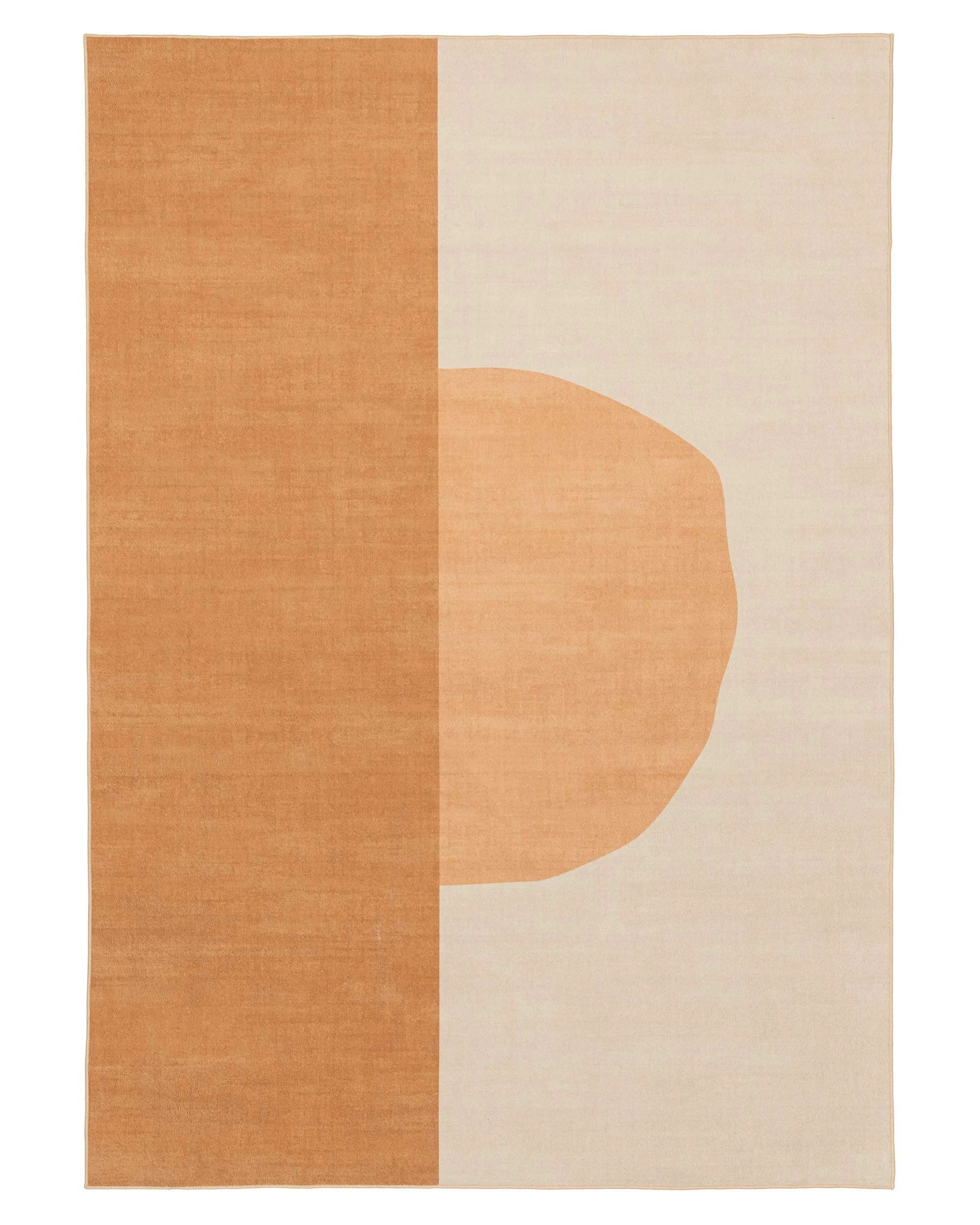 1 Loopsie Malave Washable Rug-230cm x 160cm - Orange, 1 of 8