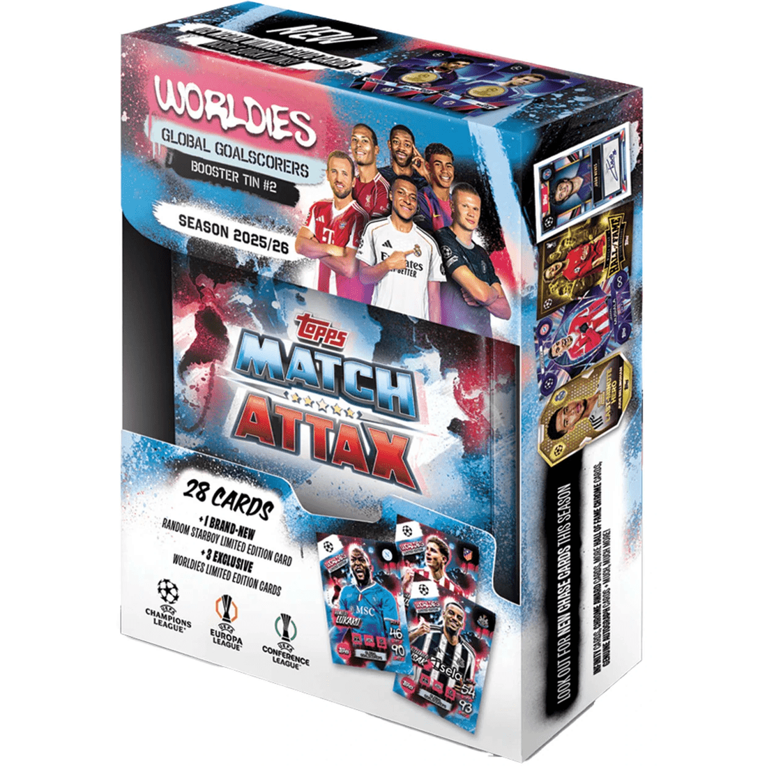 4 Topps UCC Match Attax 2025/2026 Edition Trading Card Mini Tin - Assorted, 4 of 7