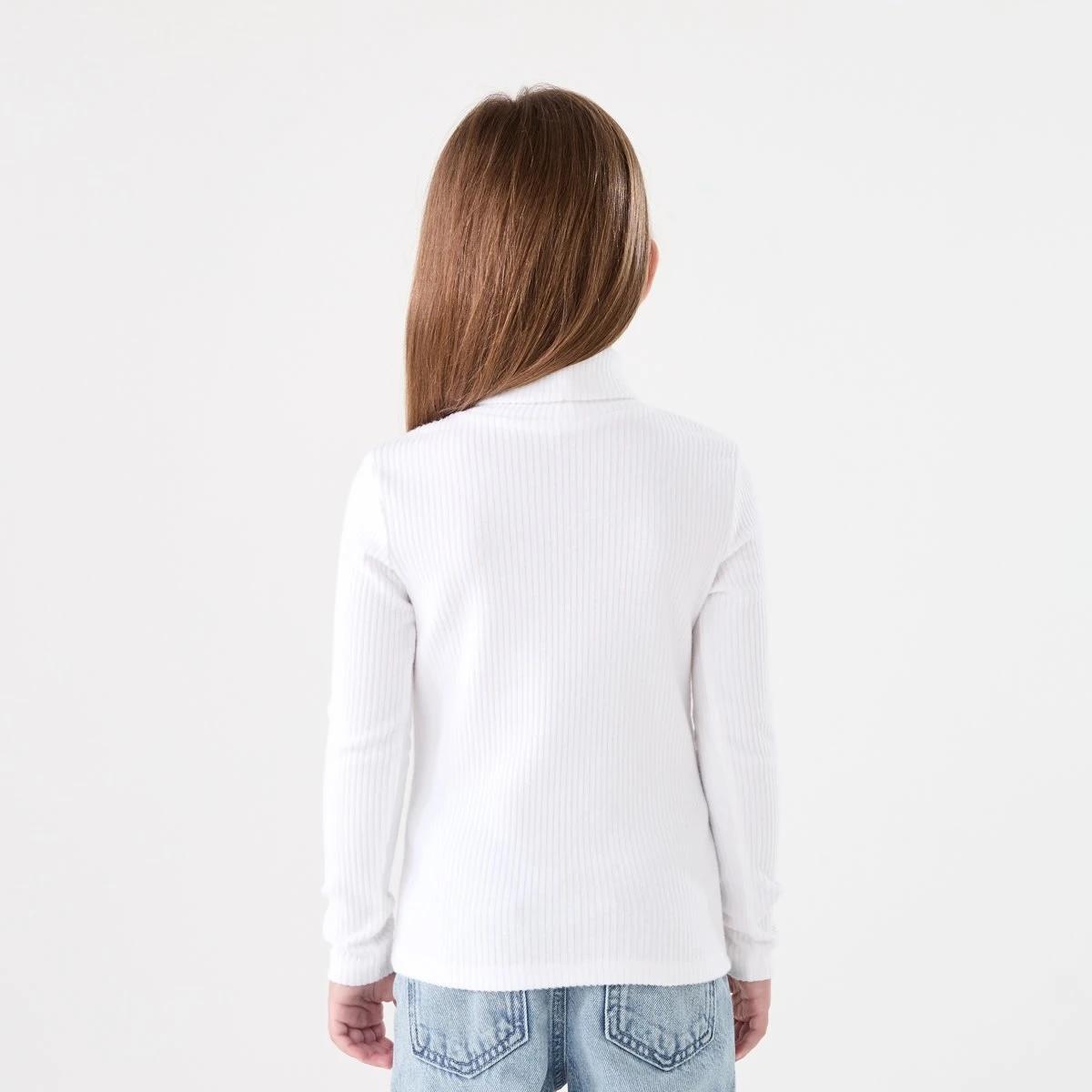 2 Long Sleeve Skivvy Top White, 2 of 6