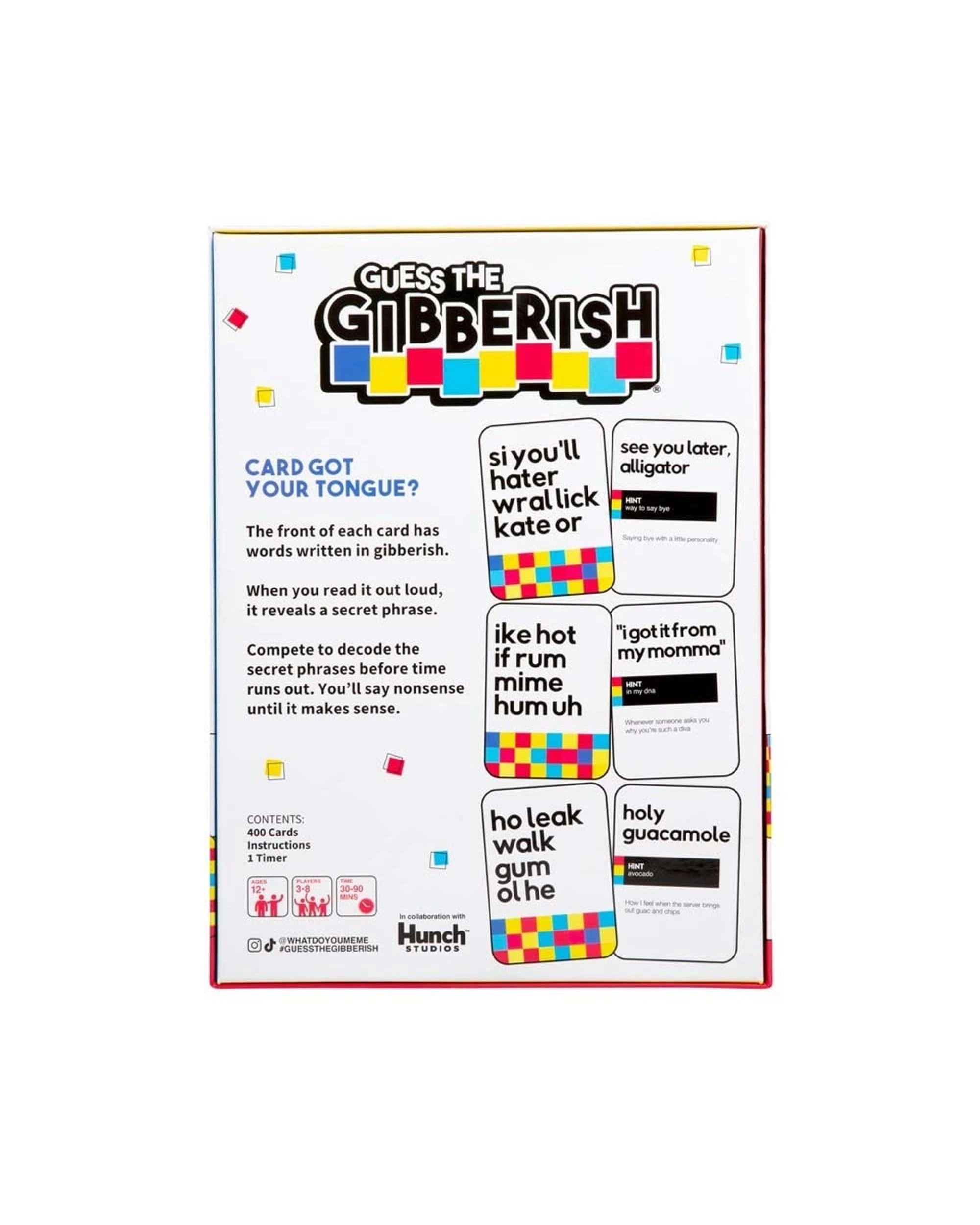 10 Guess the Gibberish Family Edition Card Game, 10 of 10