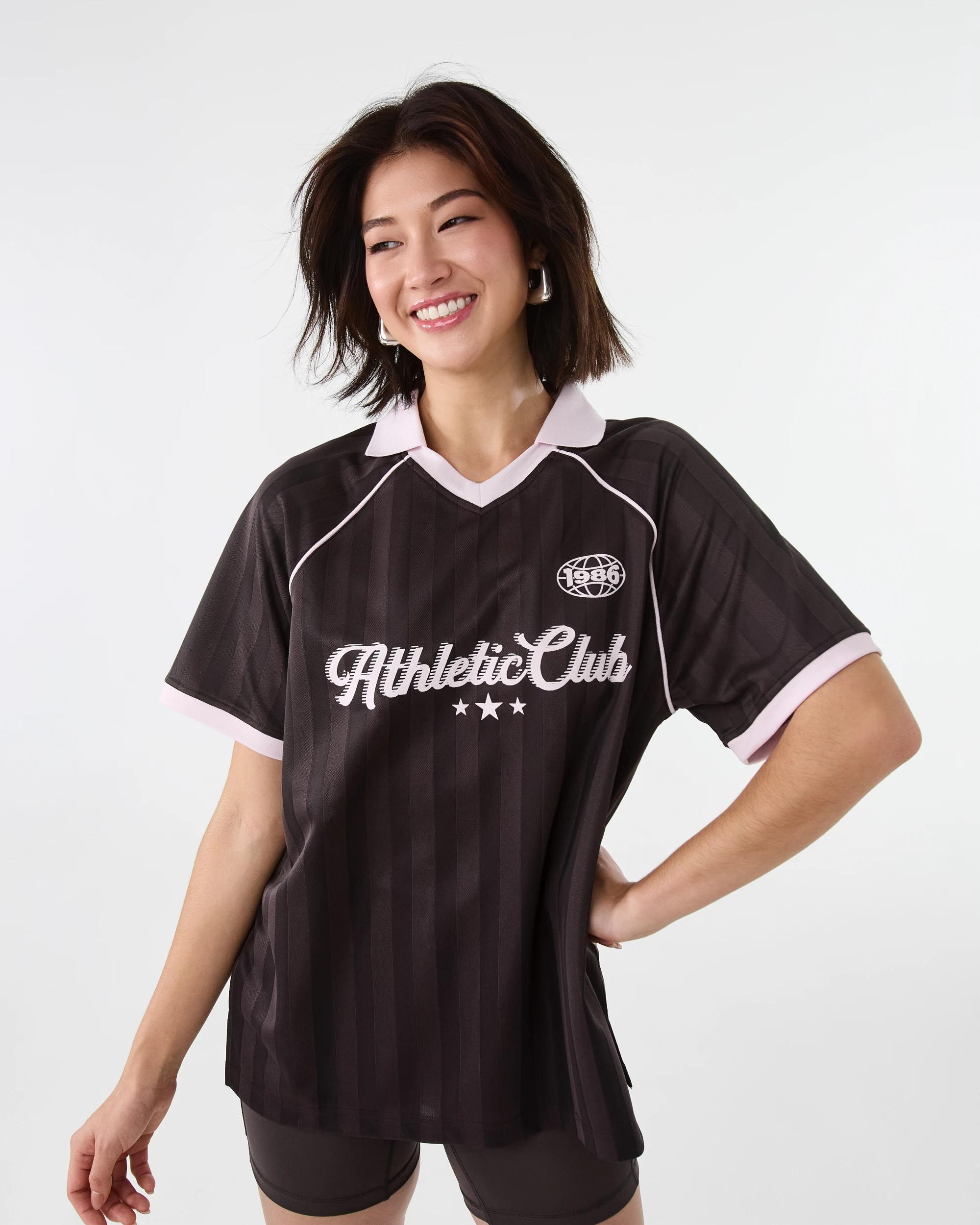 1 Active Womens Soccer T‑shirt Espresso, 1 of 8