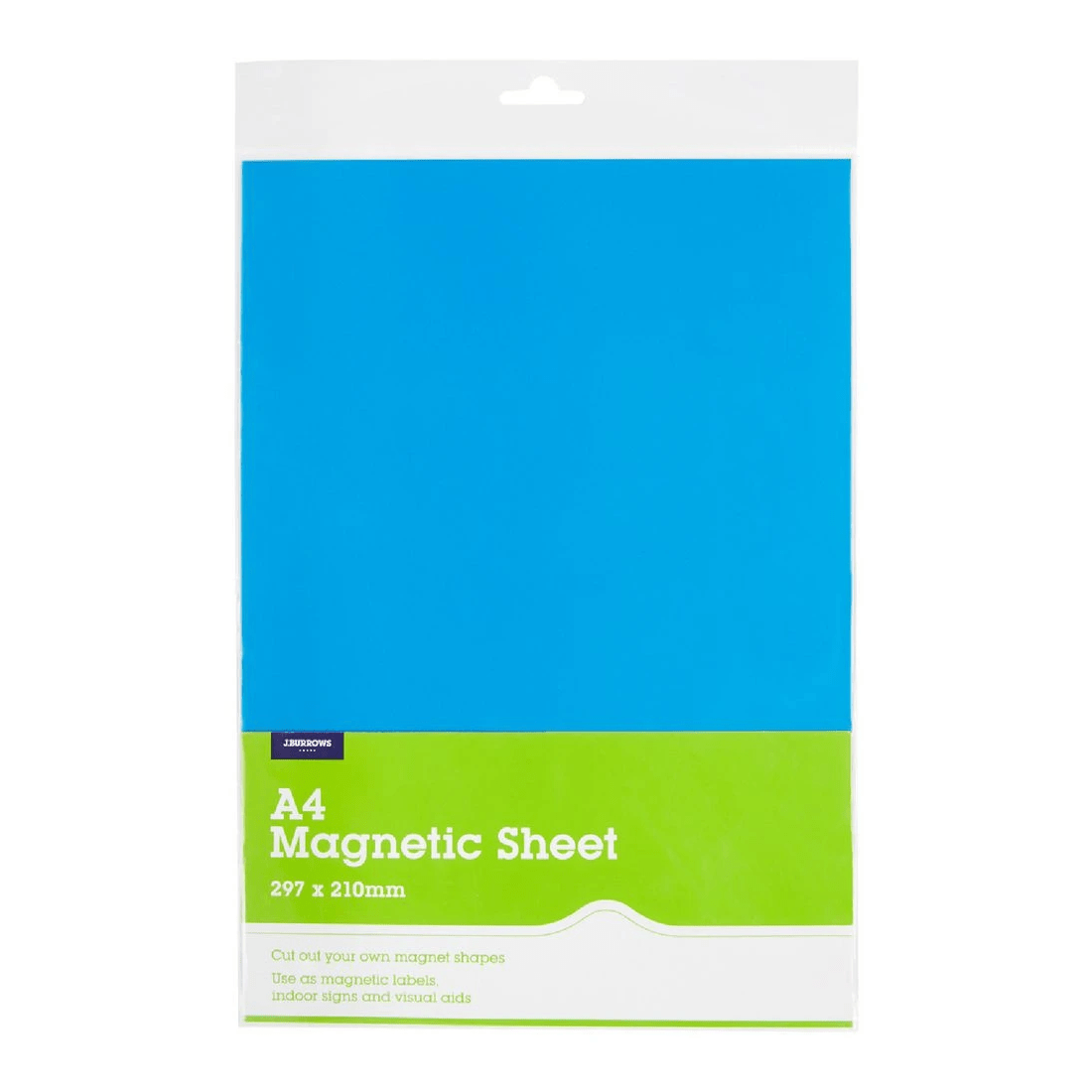 1 J.Burrows A4 Magnetic Sheet Blue, 1 of 2