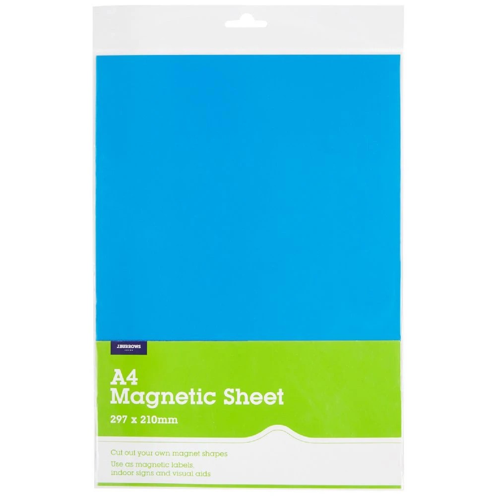 1 J.Burrows A4 Magnetic Sheet Blue, 1 of 2