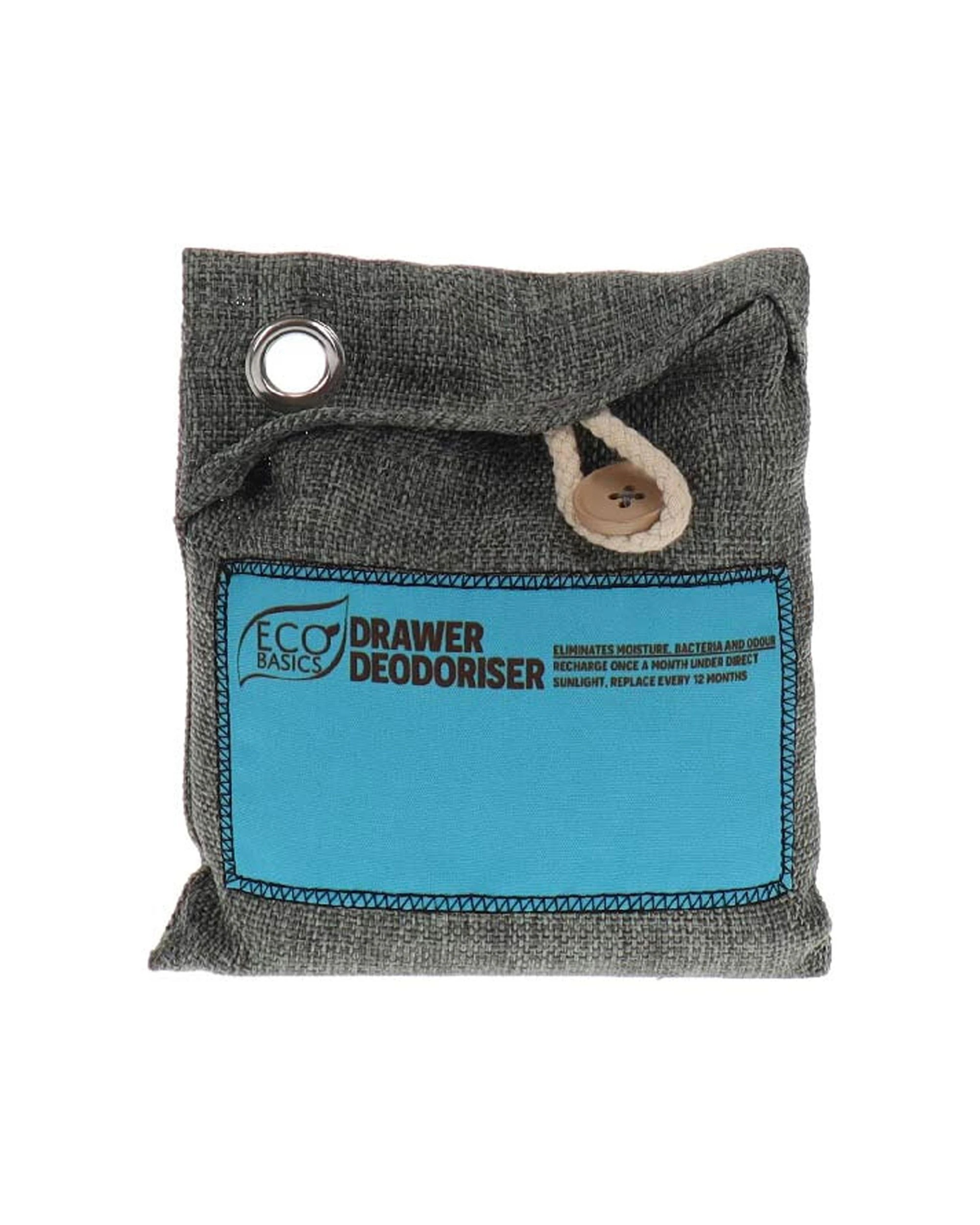 2 Eco Basics 2PK Natural Reusable Moisture Absorber Drawer Deodoriser Pack - Multi, 2 of 4