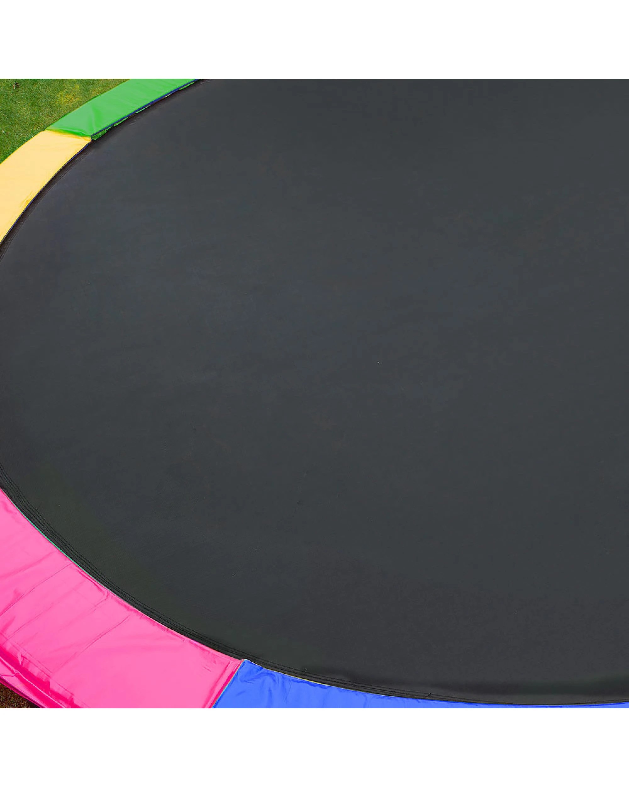 8 Kahuna 12ft Trampoline with LED Basketball Set and Roof in Rainbow, 8 of 9