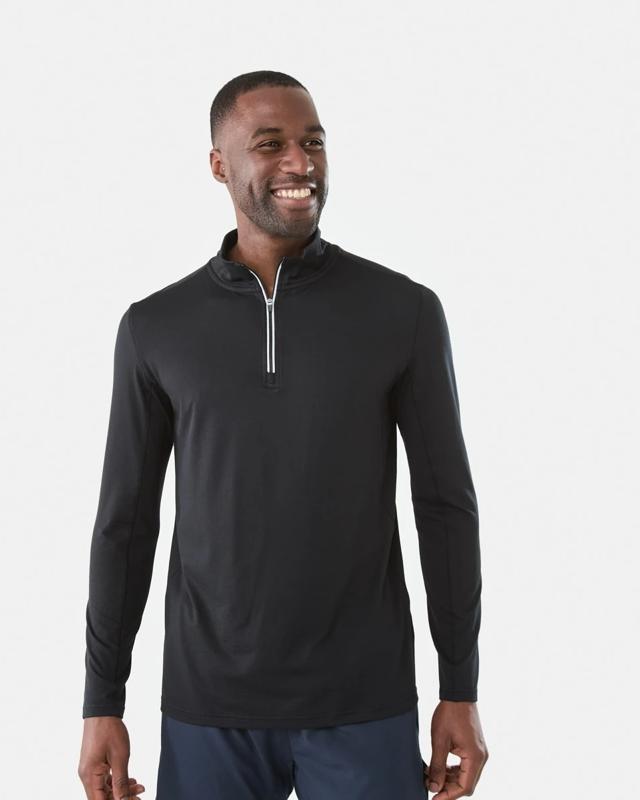 Active Mens 1/4 Zip Training Long Sleeve