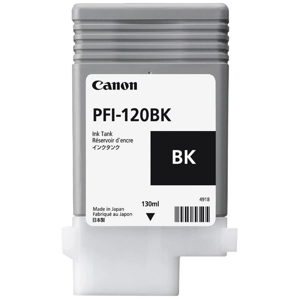 1 Canon PFI 120 Ink Cartridge 130mL Black, 1 of 4