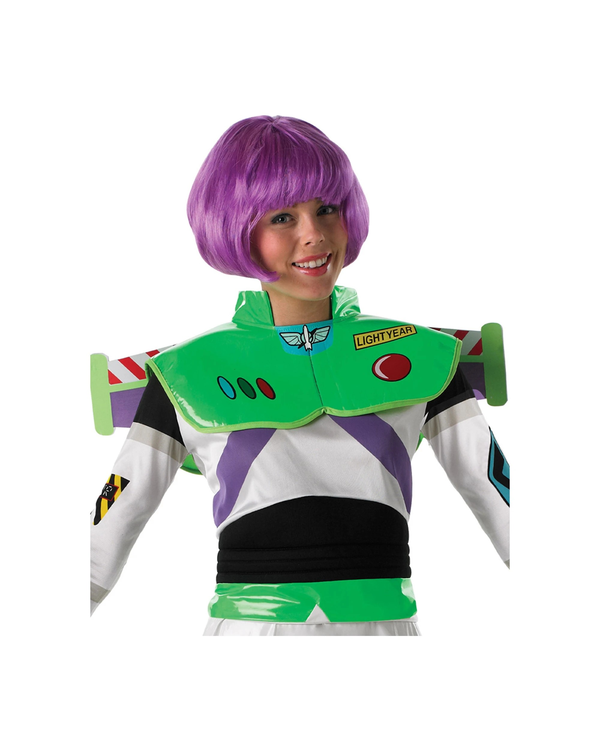 3 Disney Pixar Buzz Lightyear Ladies Costume Dress Up Size L Party Halloween Outfit - Multi, 3 of 3