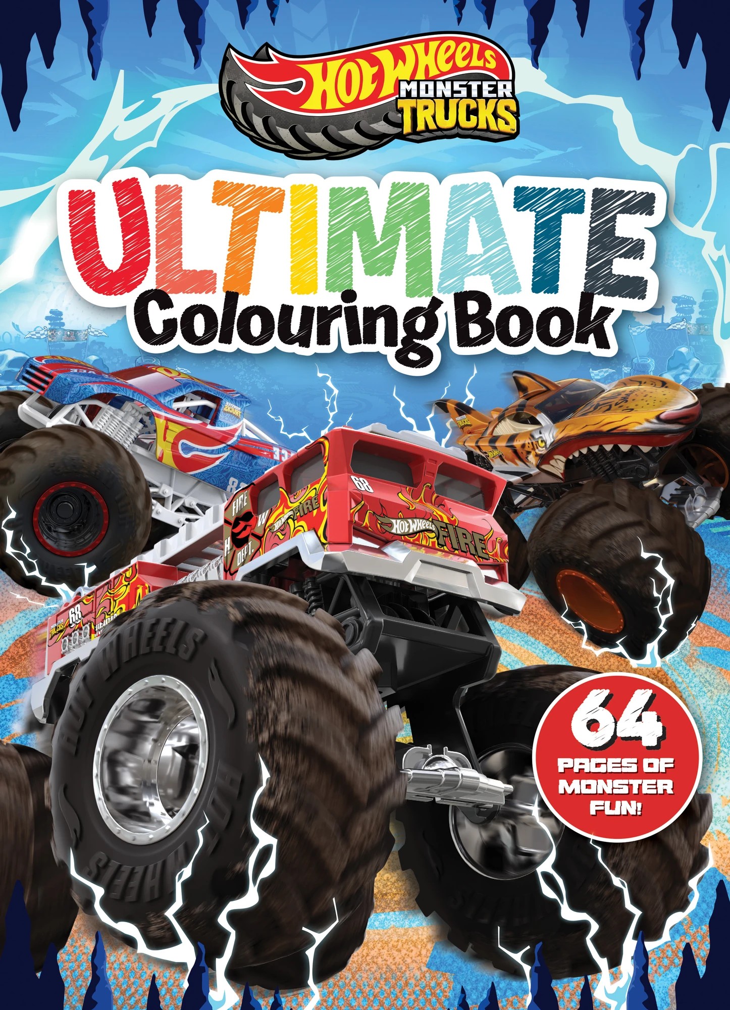 1 Hot Wheels Monster Trucks: Ultimate Colouring Book, 1 of 1