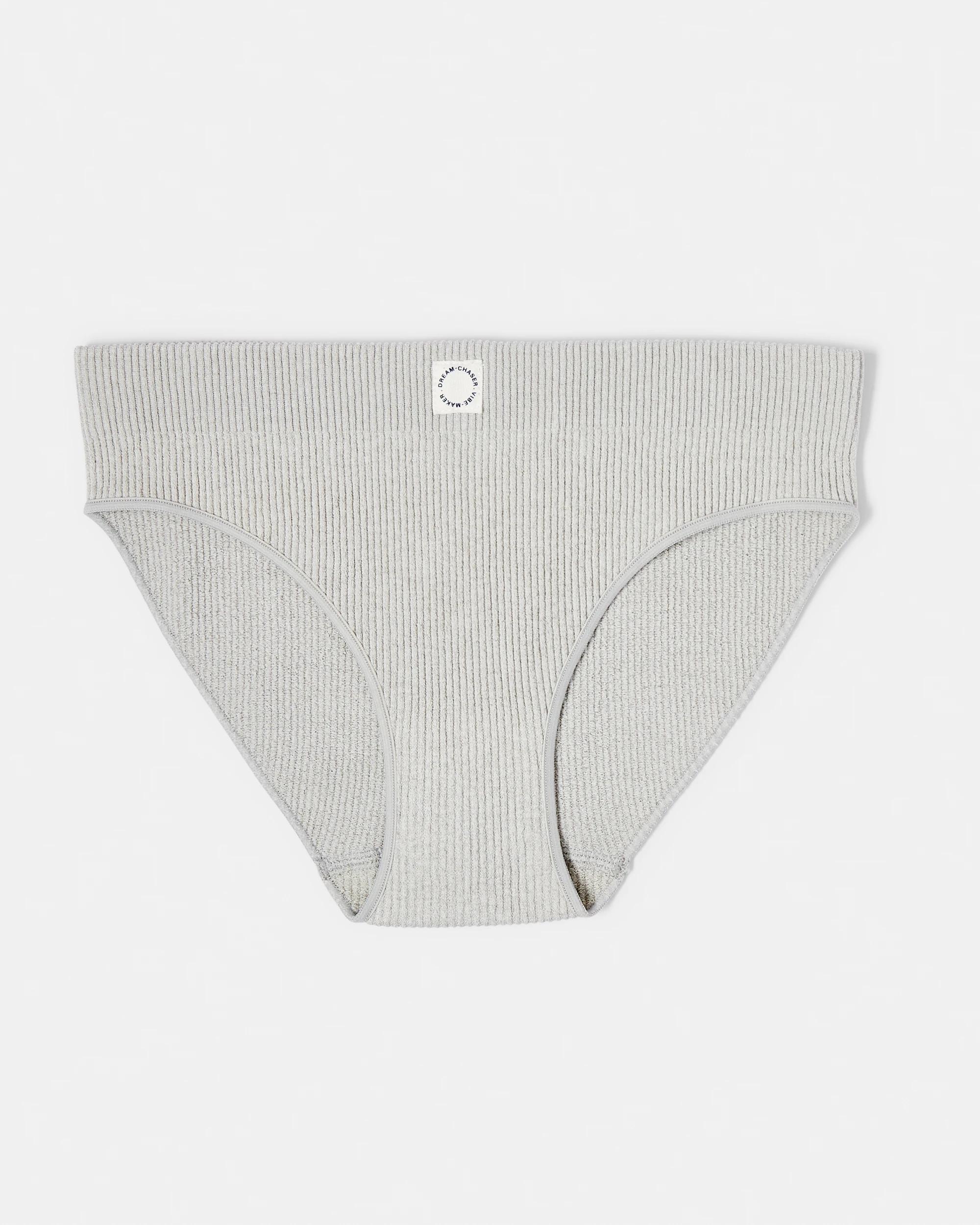 5 3 Pack Rib Seamfree Briefs Blue/marle, 5 of 5