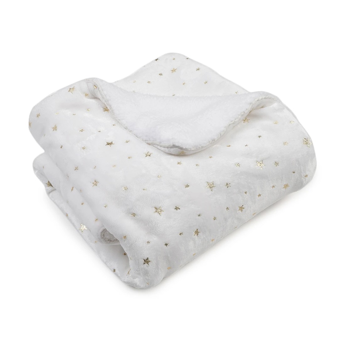 1 Plush Blanket - White, 1 of 7