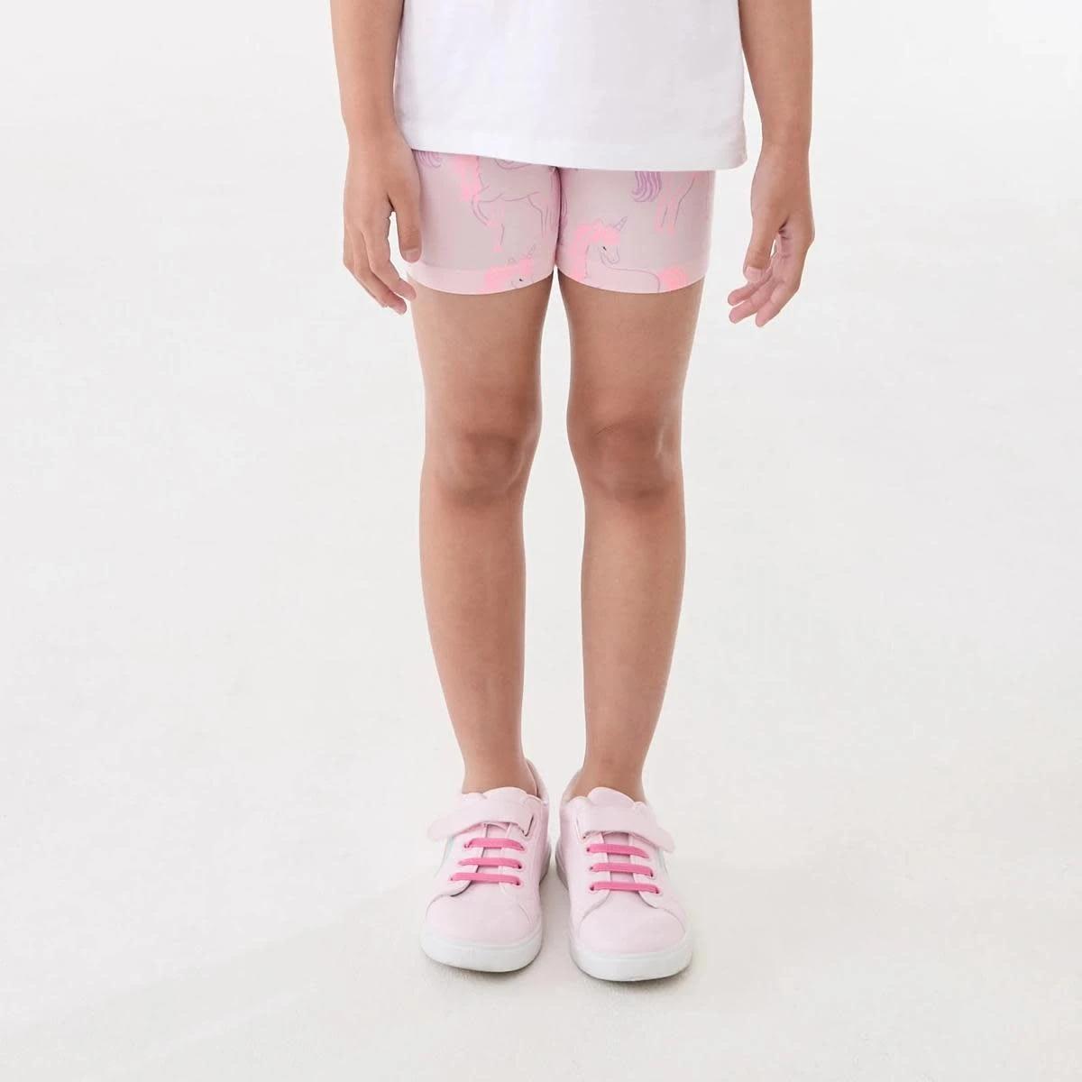 1 Printed Bike Shorts UNICORN REVERIE  PINK, 1 of 6
