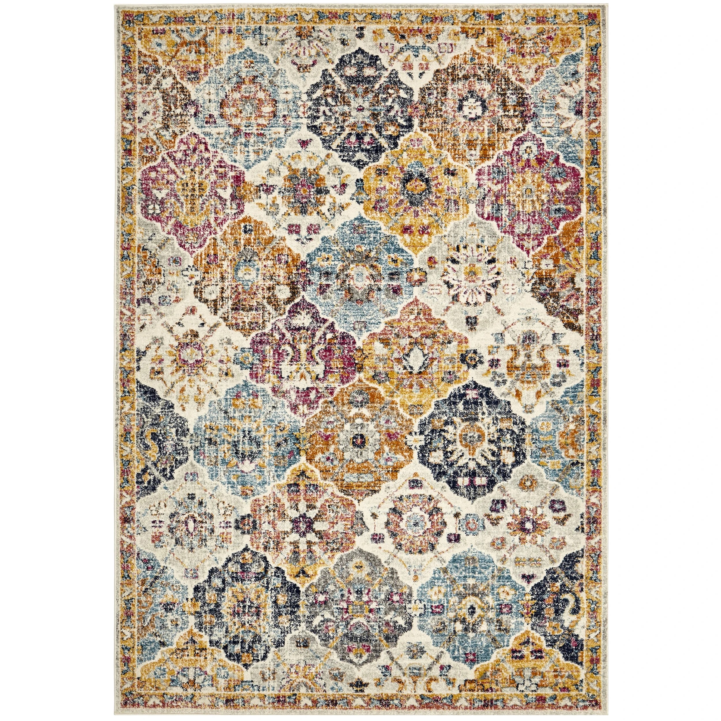 1 Common Ground Rugs Gallery 861 400x300cm - Extra Extra Large Floor Rug - White, 1 of 7