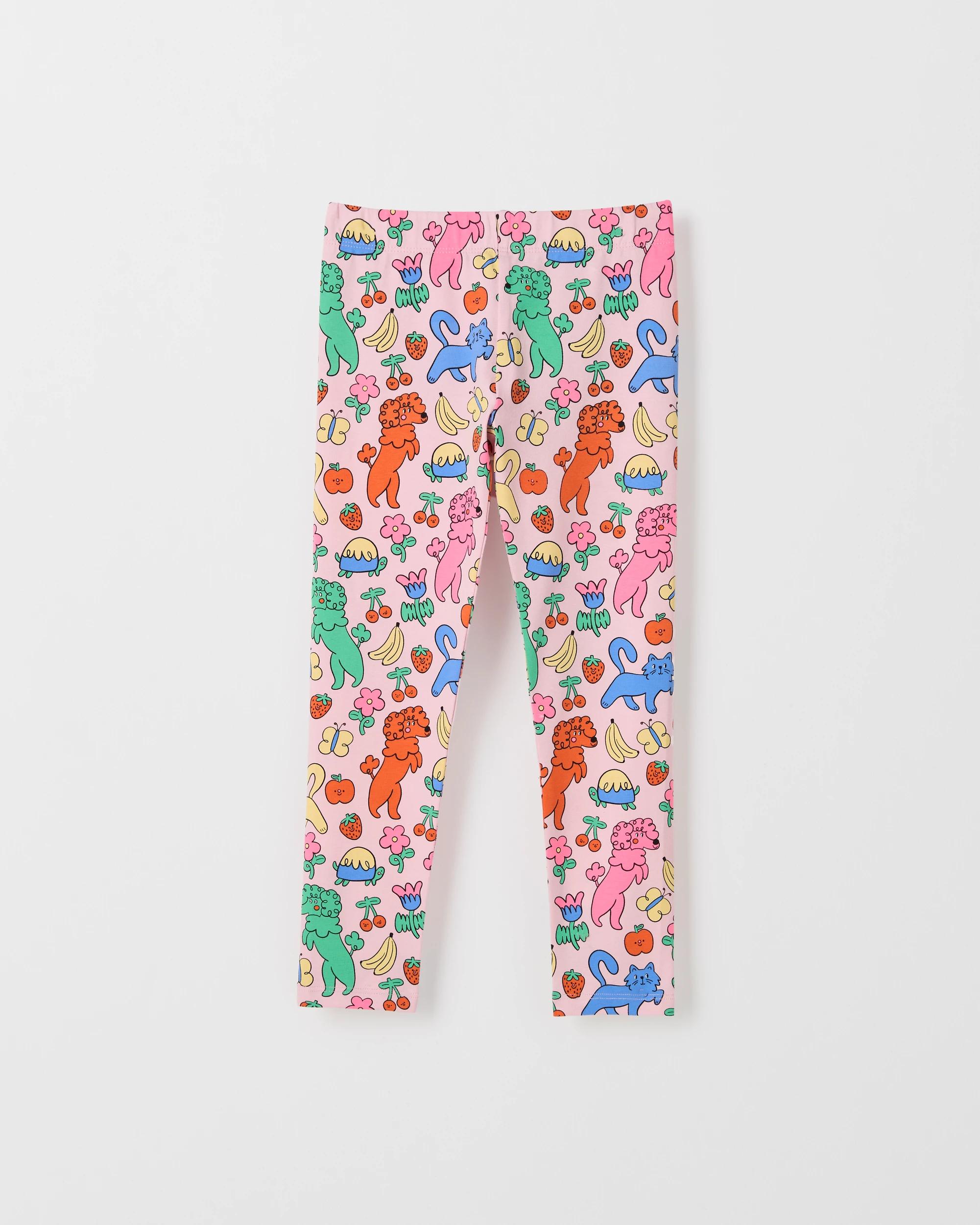 1 Target Kids Australian Cotton Printed Leggings DOG AOP MULTI, 1 of 2