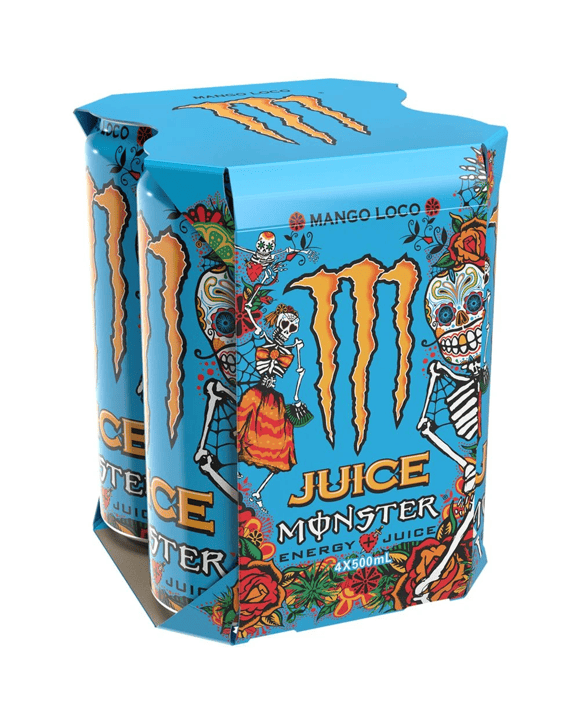 Monster Ultra Mango Loco 500mL 4 Pack
