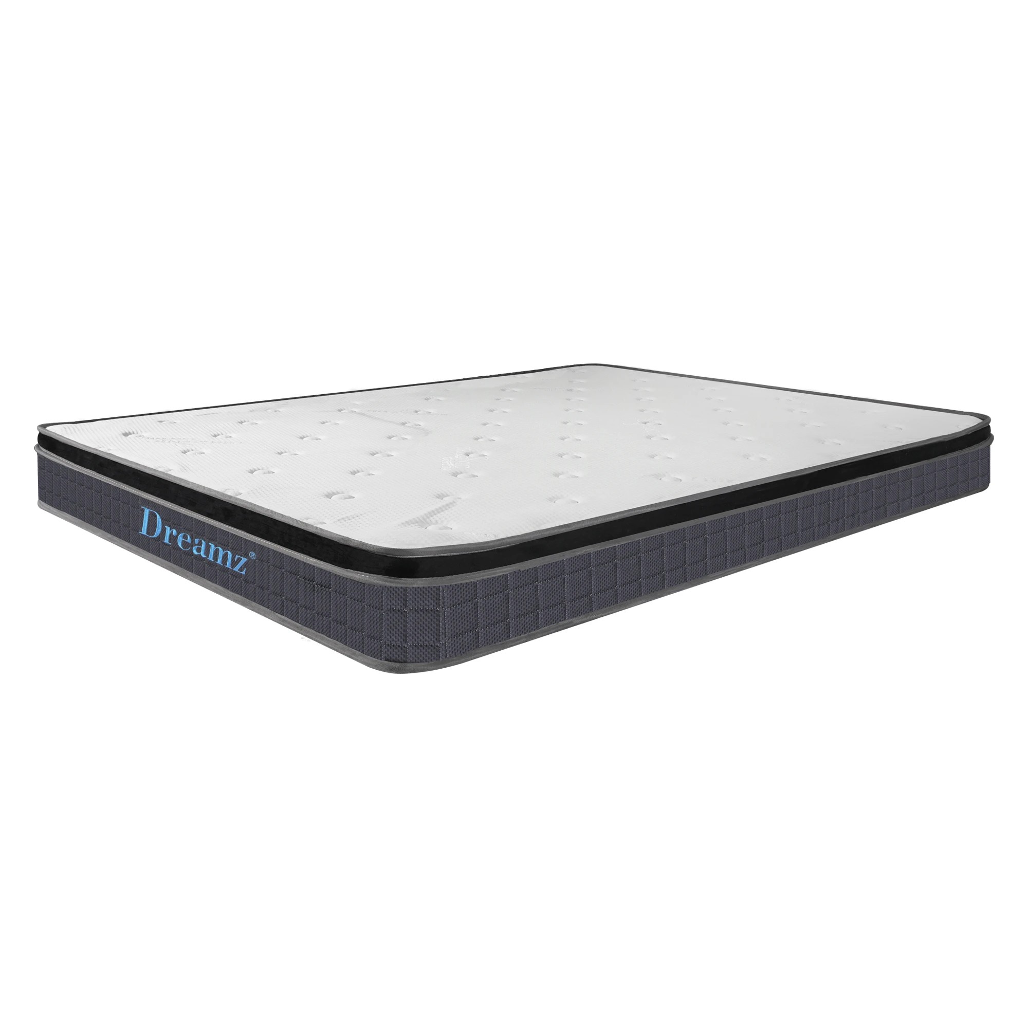 1 Dreamz Bedding Mattress Spring King Single Premium Bed Top Foam Medium Firm 18cm, 1 of 6