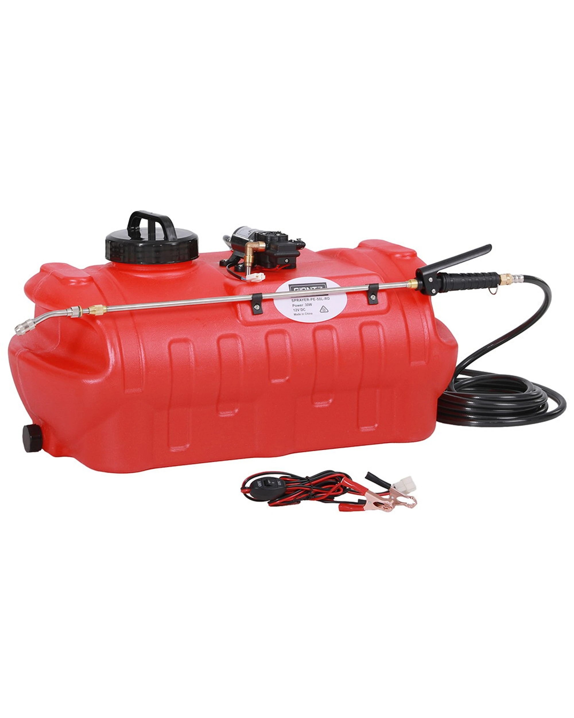 1 Giantz 50L Weed Sprayer Boom Pump Spot Spray - Red, 1 of 7
