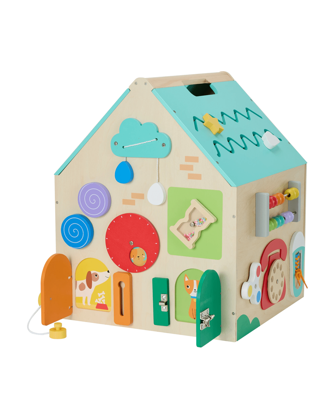 5 Wooden Busy Board Mega House, 5 of 6