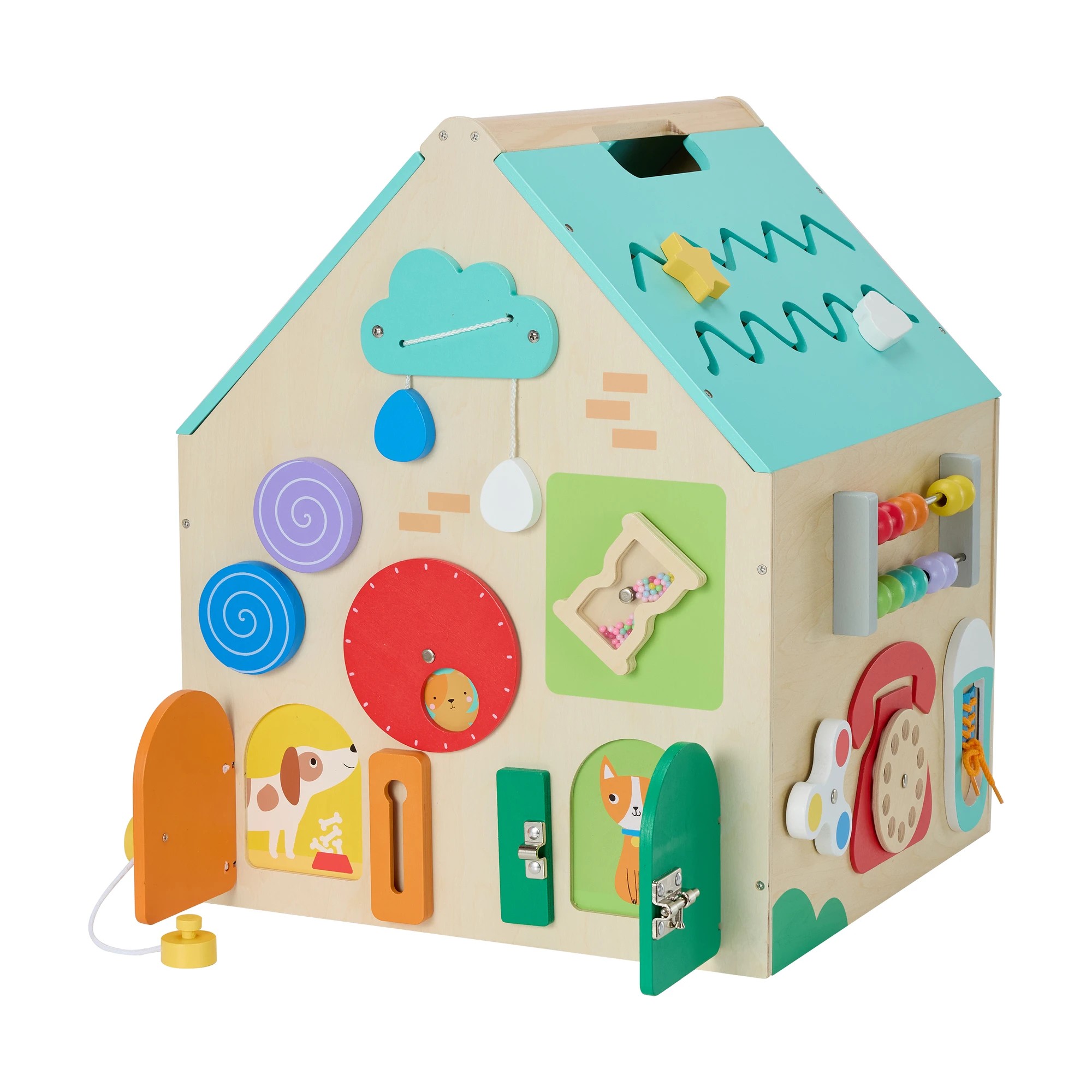 5 Wooden Busy Board Mega House, 5 of 6